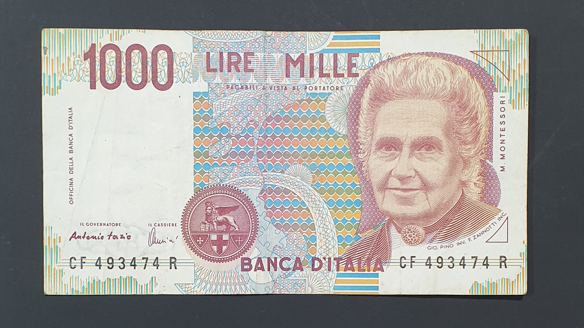 Italy 1000 Lira banknote 1990 - CurrencyHub