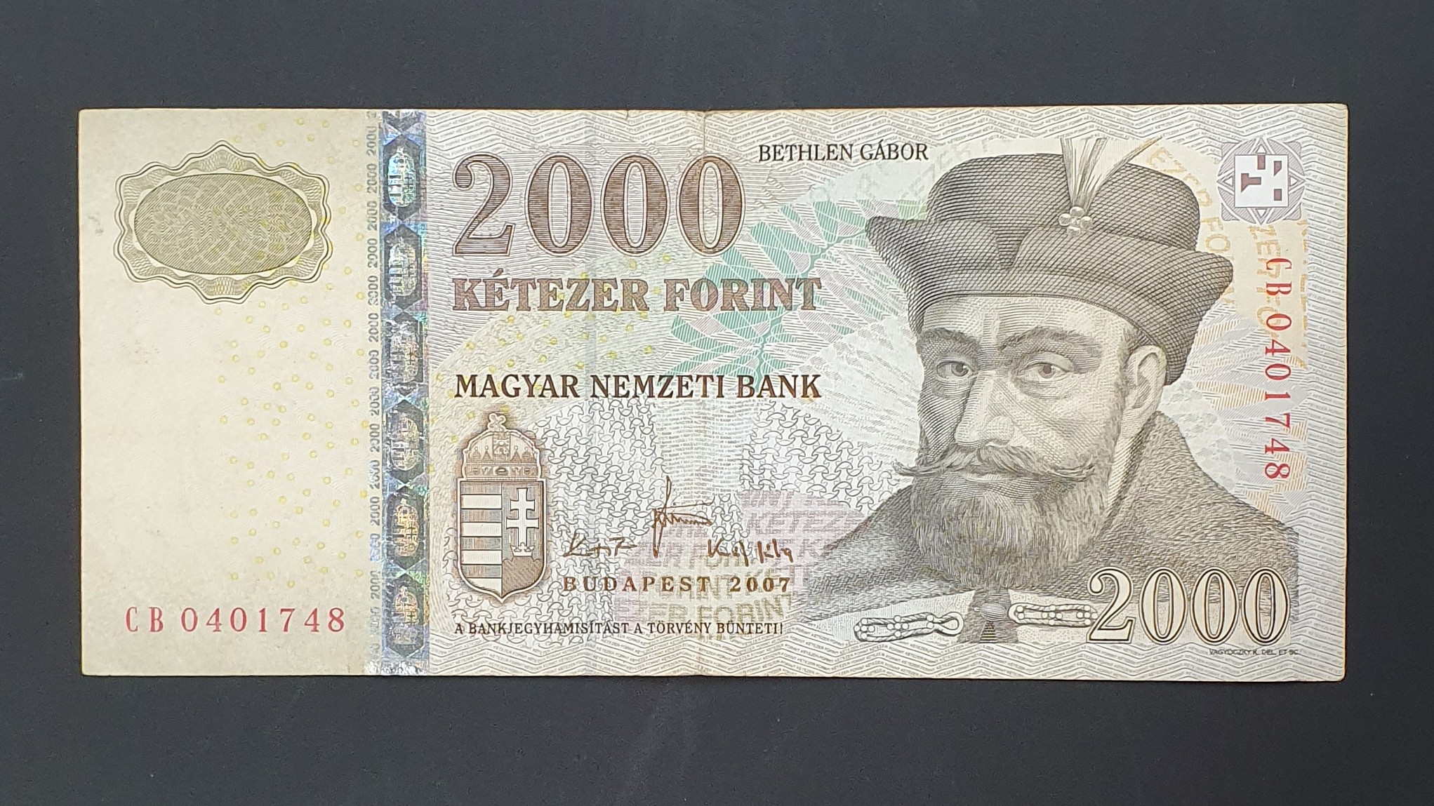 Hungary 2000 Forint banknote 2007 - CurrencyHub
