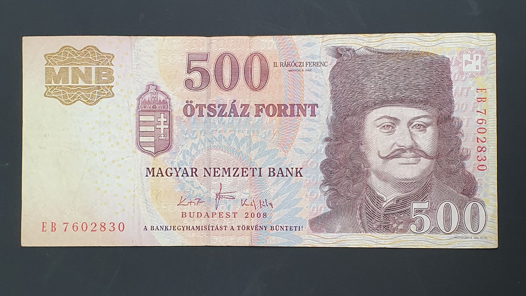 Hungary 500 Forint banknote 2008 - CurrencyHub