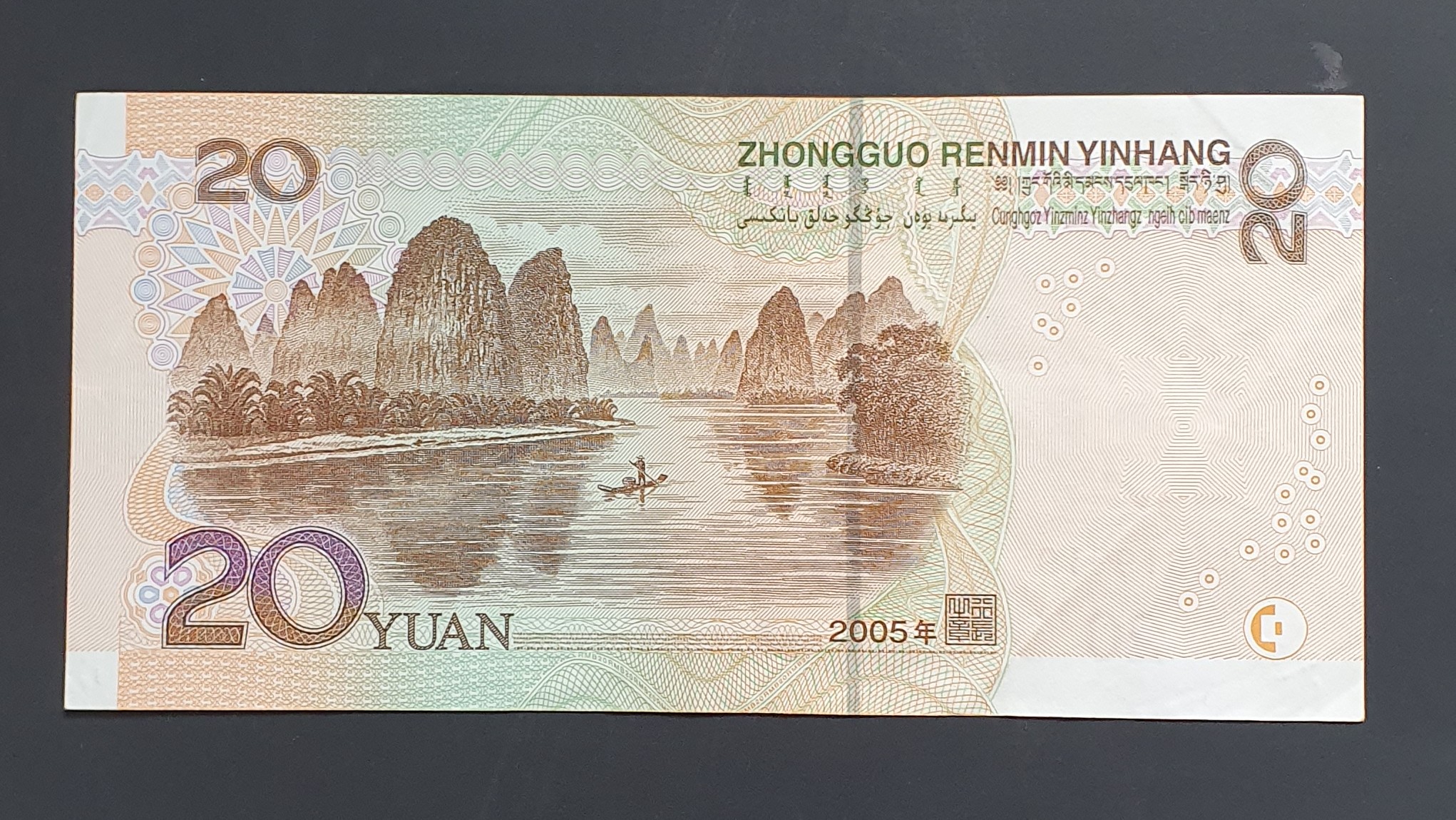 20 Yuan back