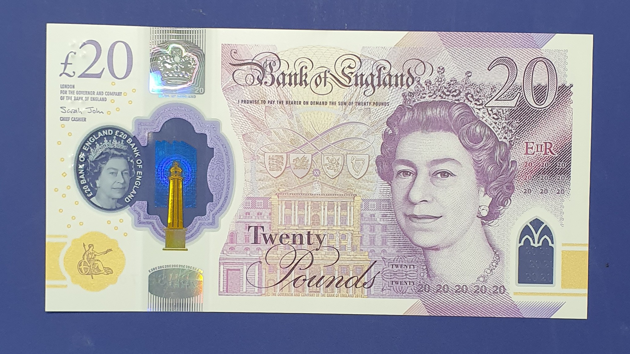 United Kingdom 20 Pound banknote 2018 - CurrencyHub