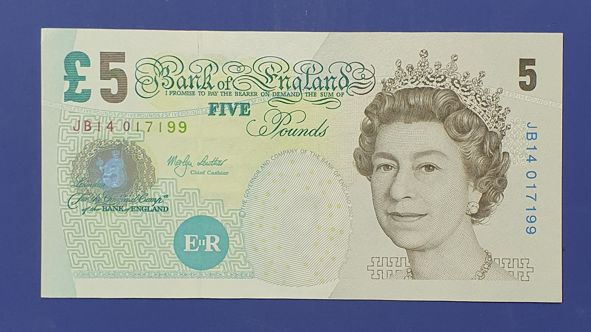 United Kingdom 5 Pound banknote 2002 - CurrencyHub