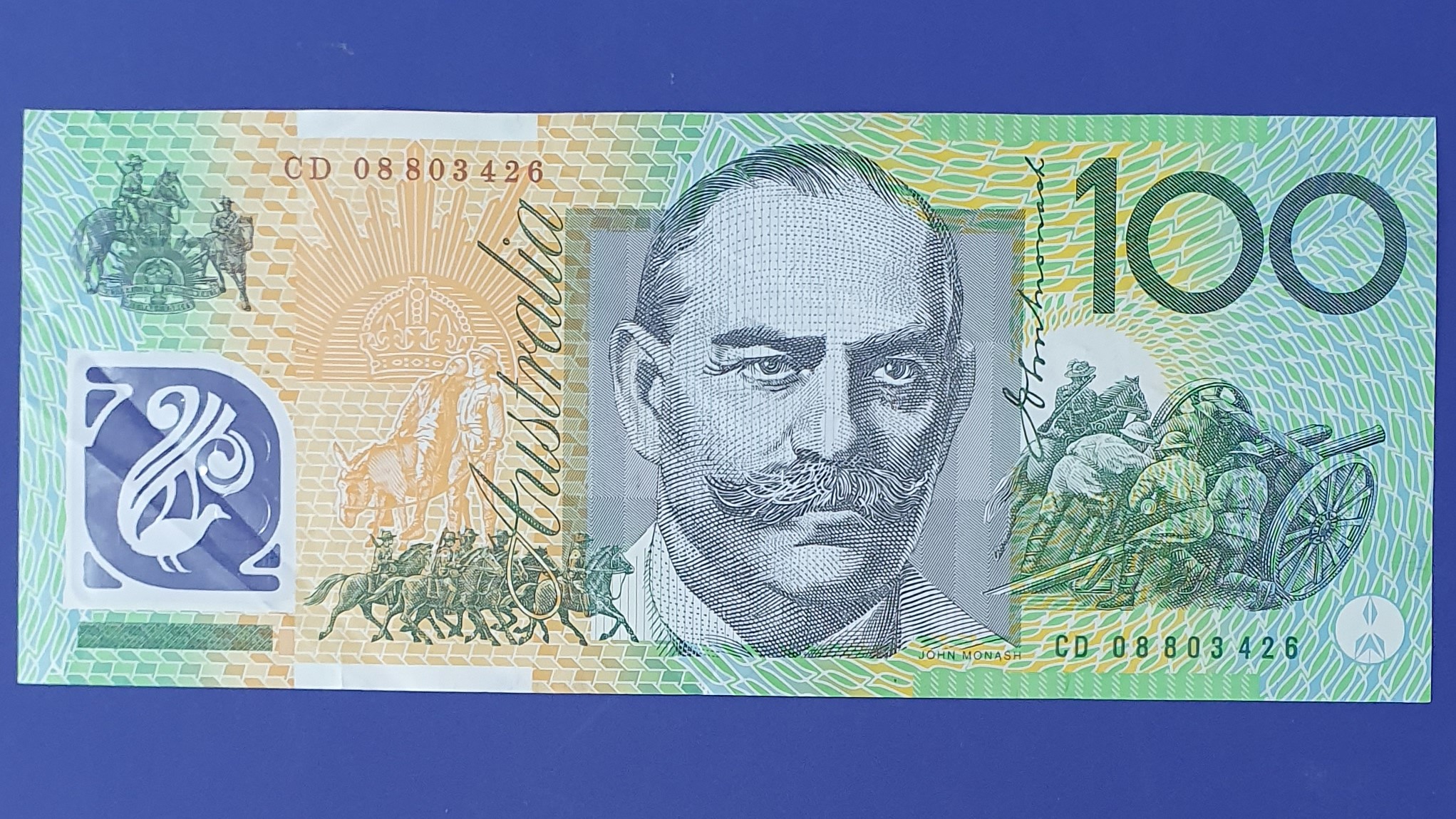 100 Dollar back
