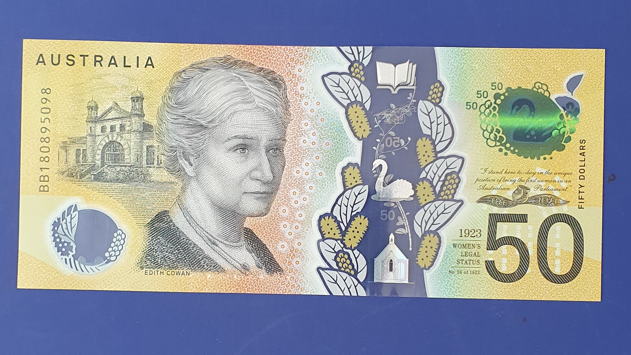 Australia 50 Dollar banknote 2018 - CurrencyHub