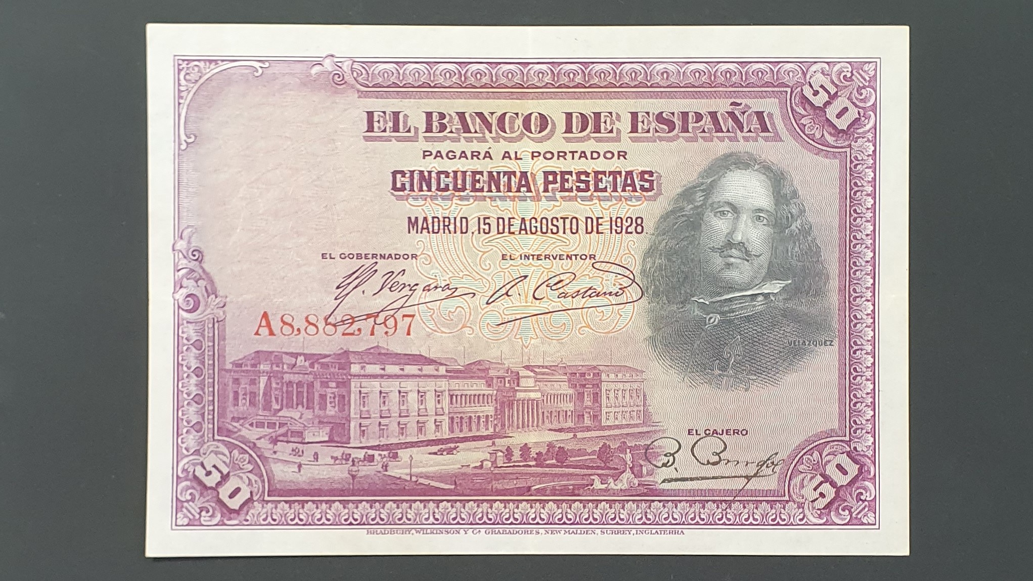 Spain 50 Peseta banknote 1928 - CurrencyHub