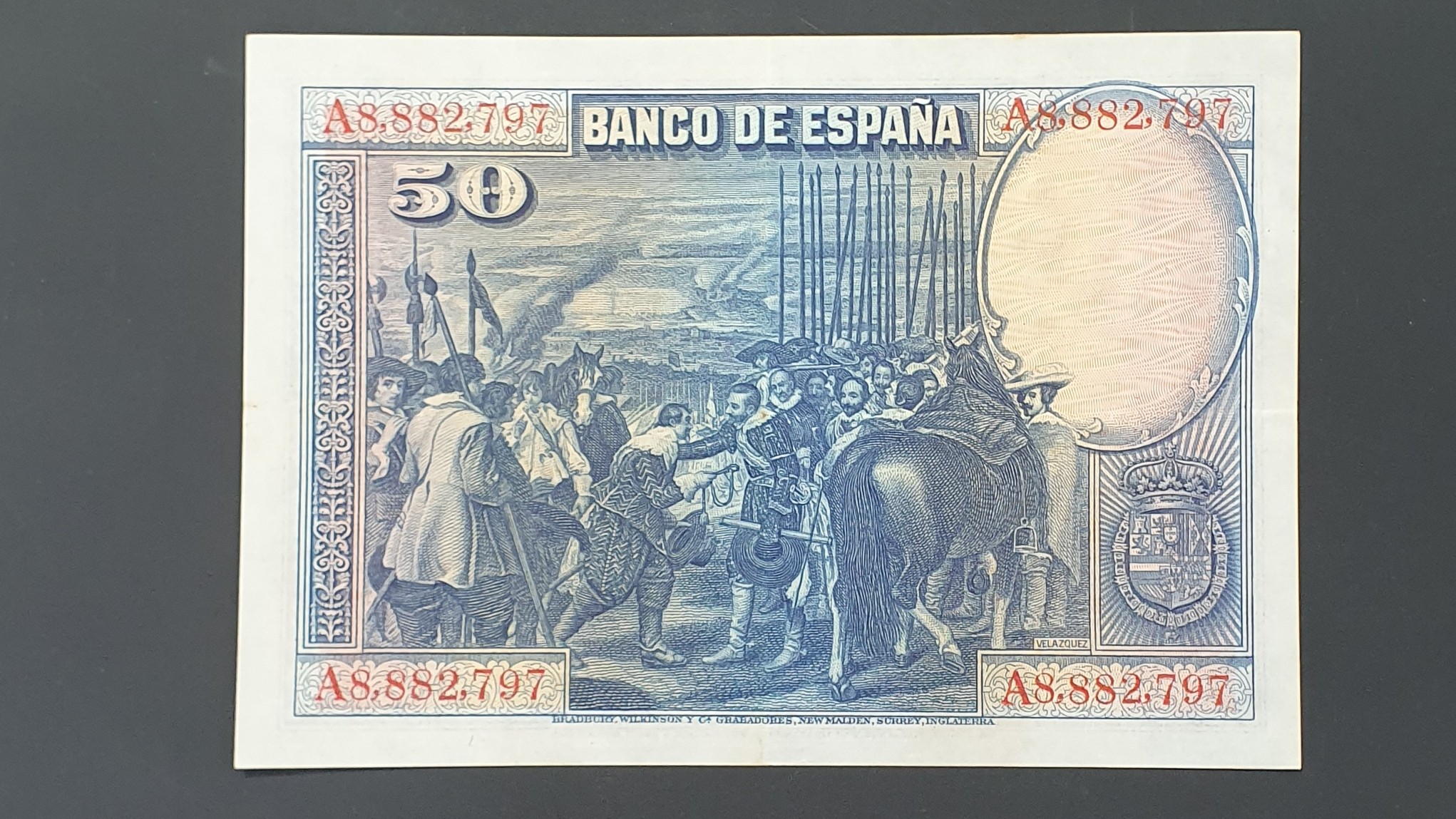 50 Peseta back