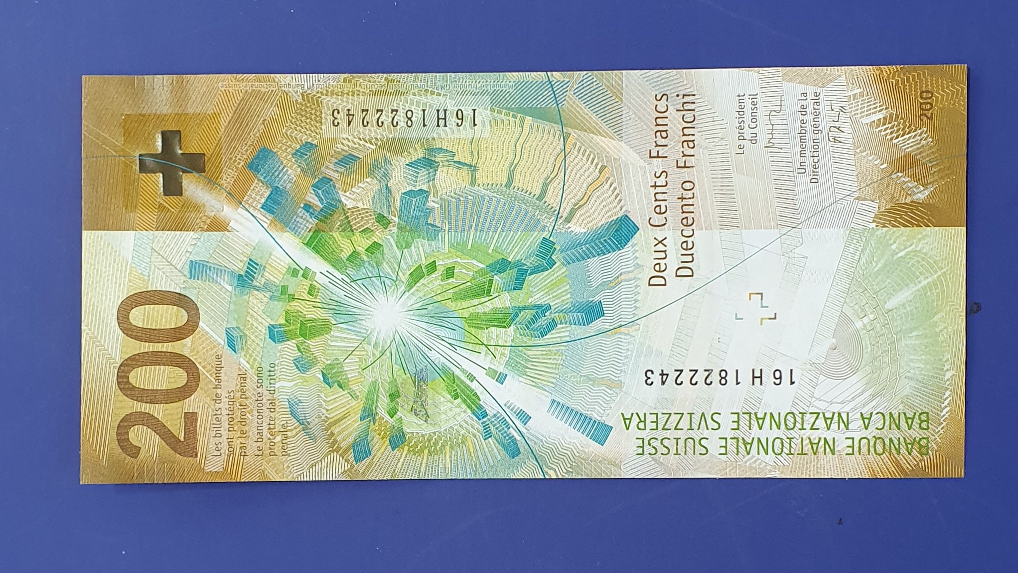 200 Franc back