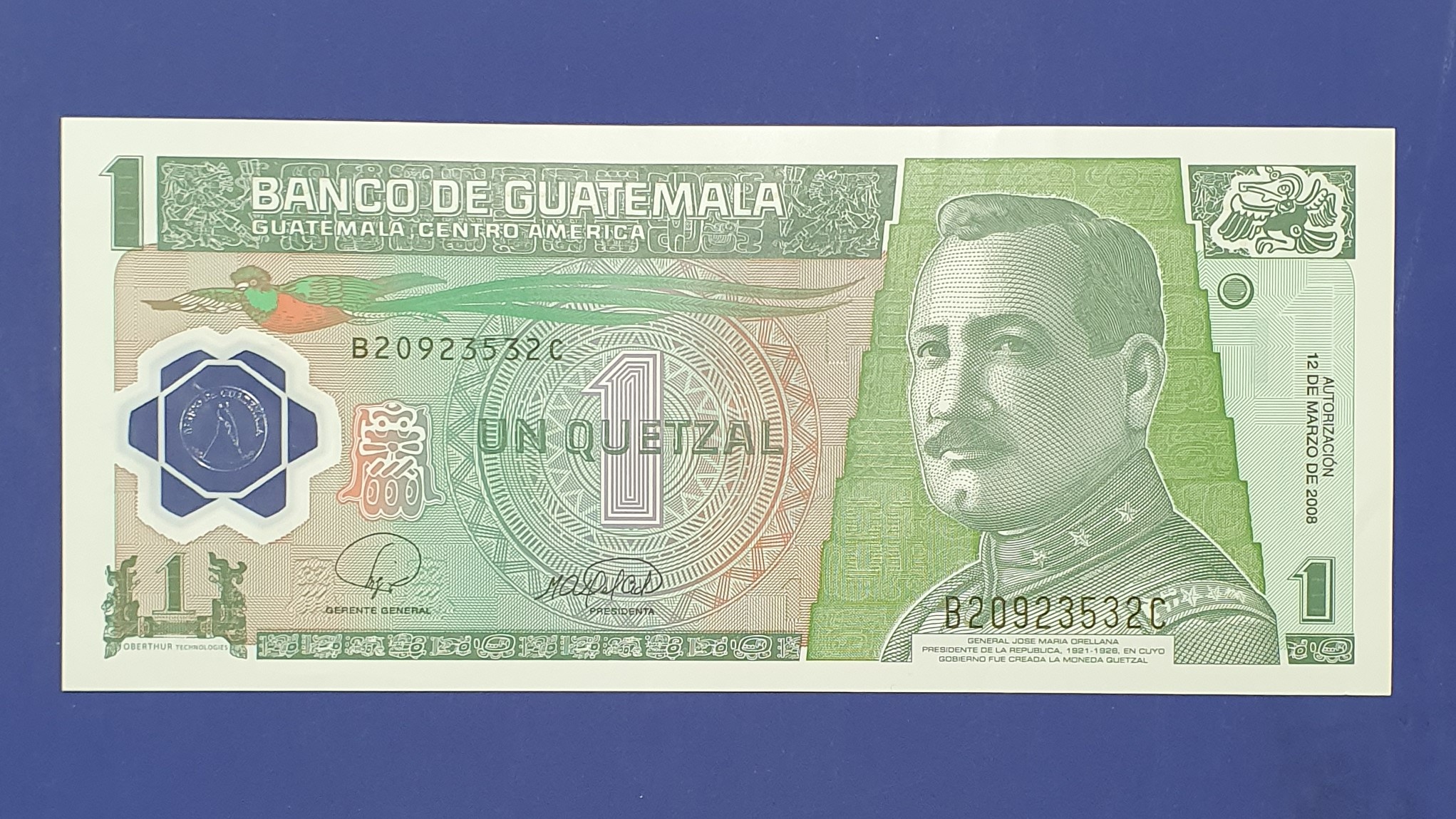 Guatemala 1 Quetzal banknote 2008 - CurrencyHub