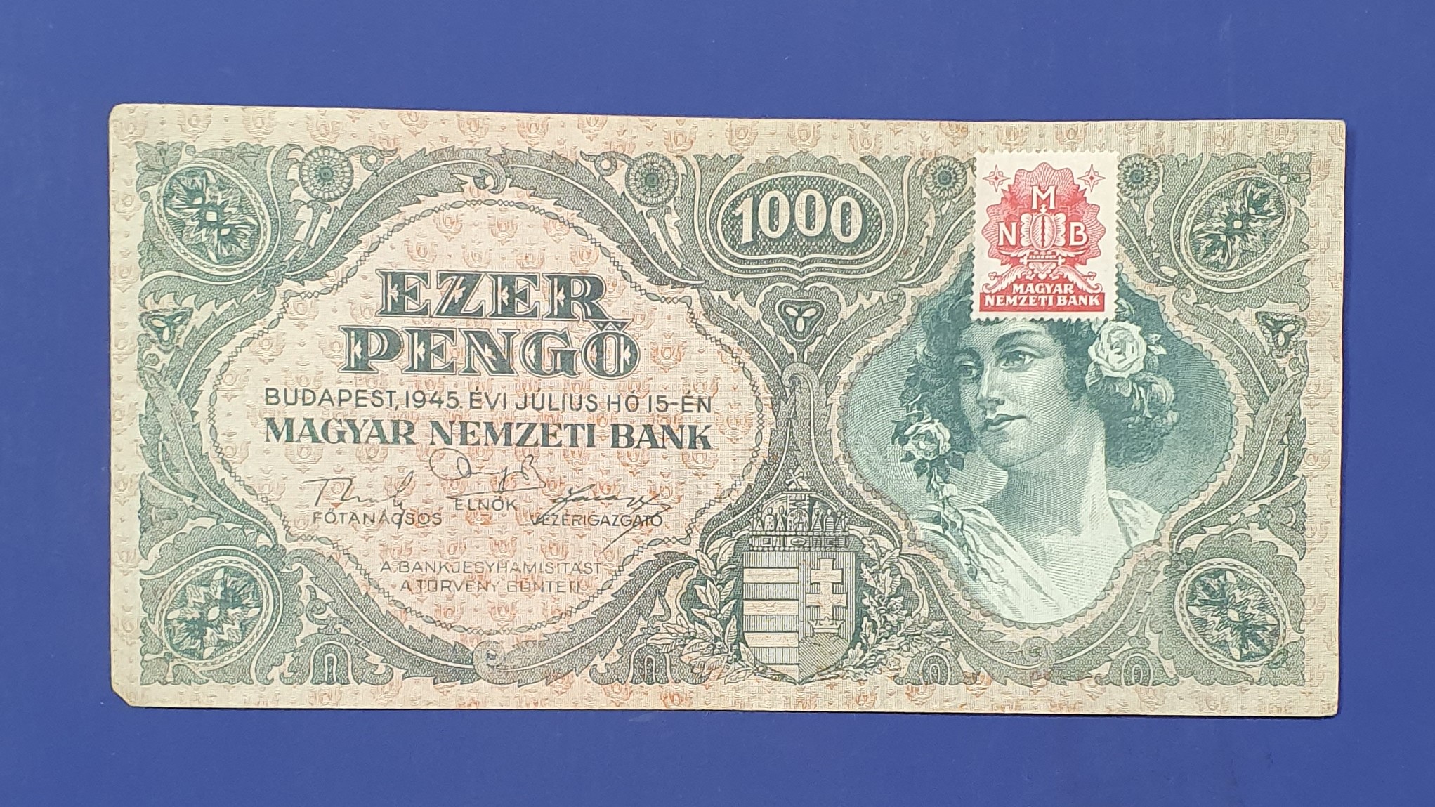 Hungary 1000 Pengo banknote 1945 - CurrencyHub