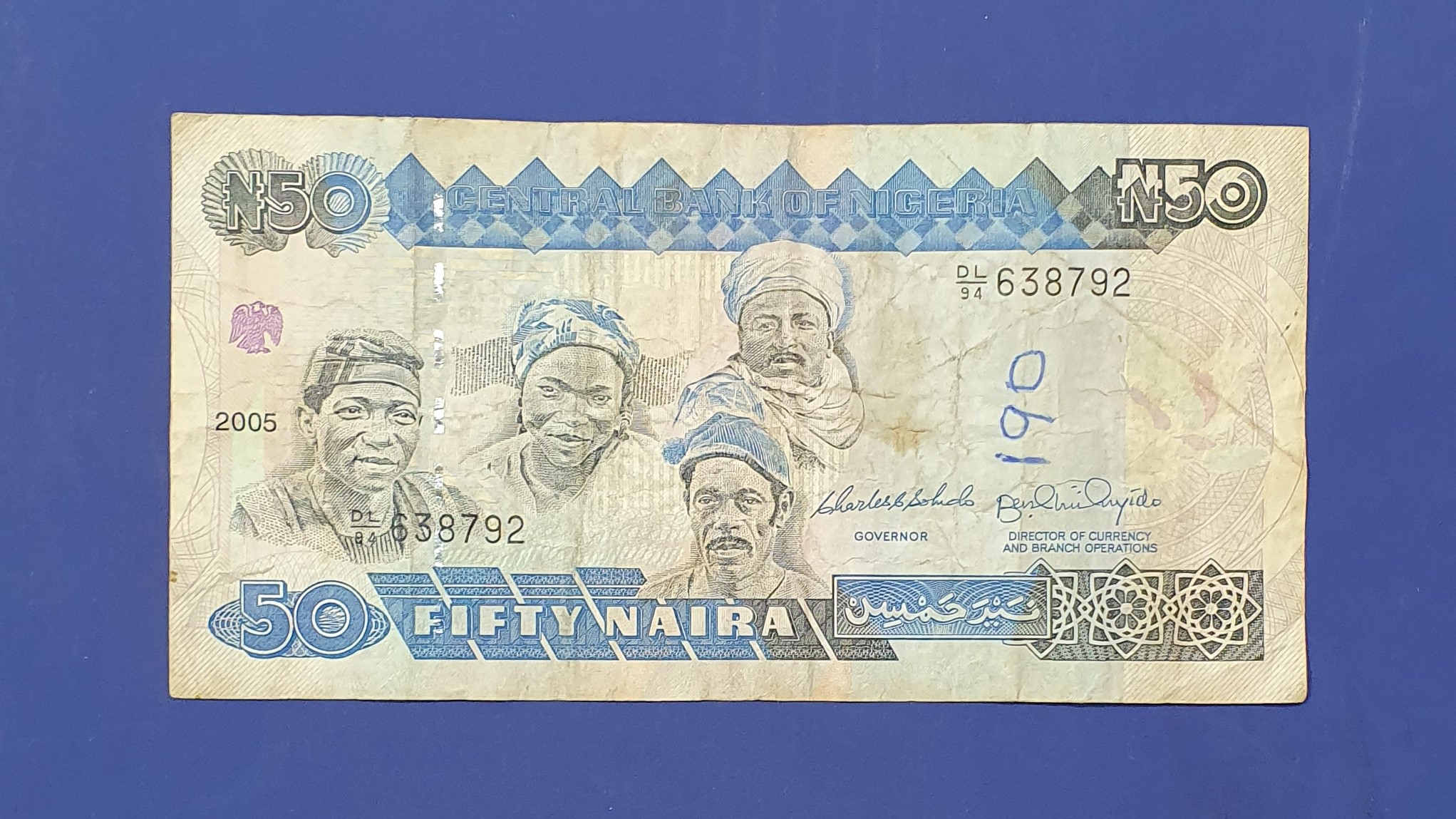 50 Naira back