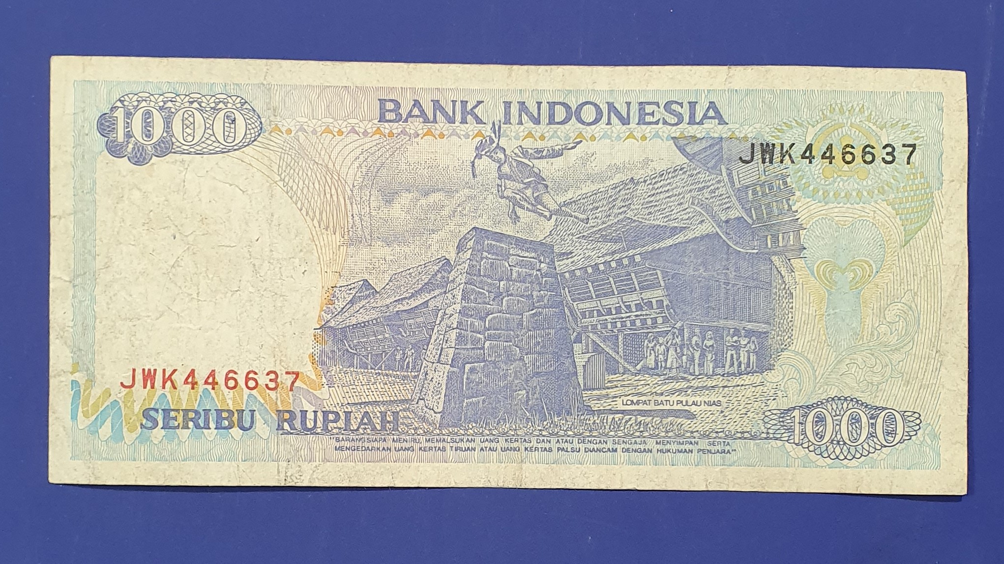 1000 Rupiah back