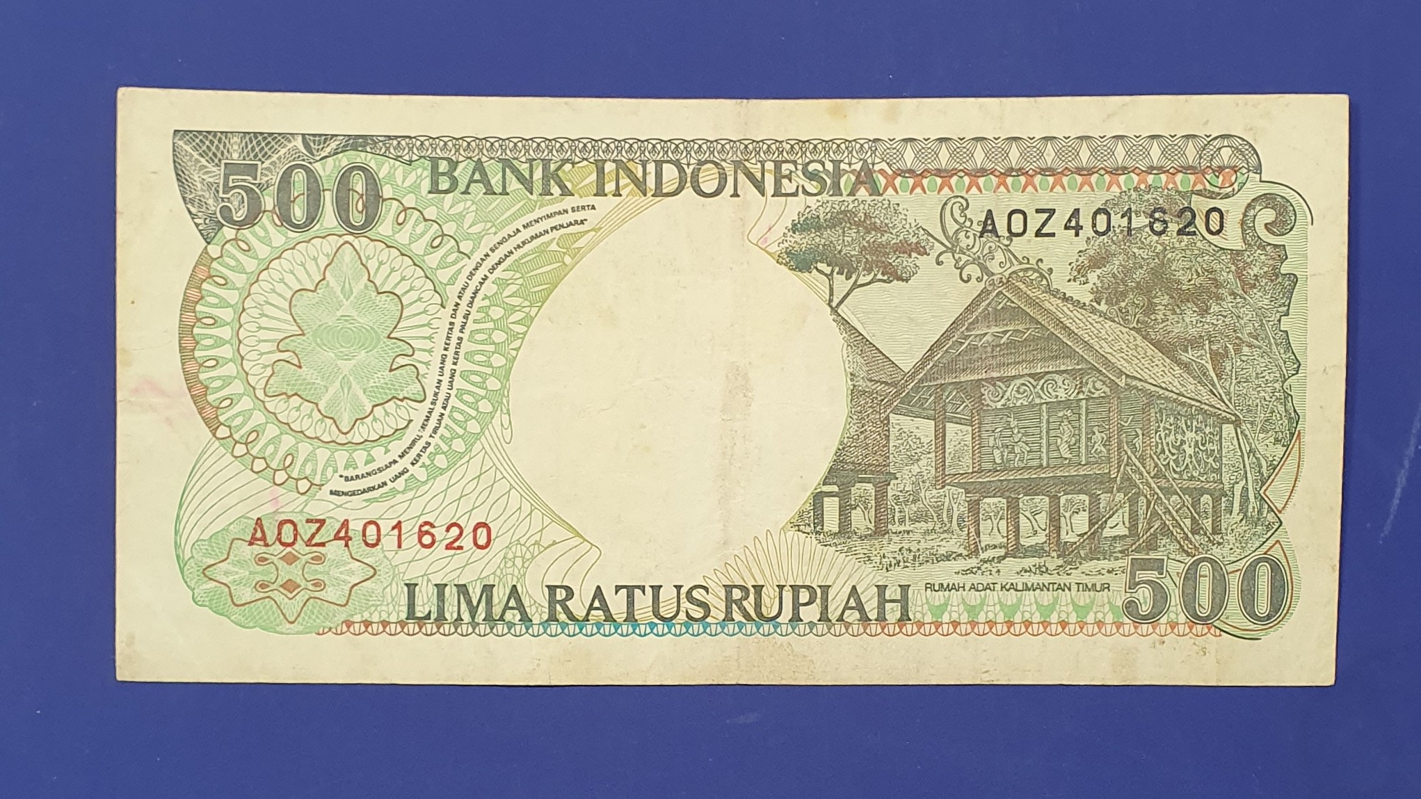 500 Rupiah back