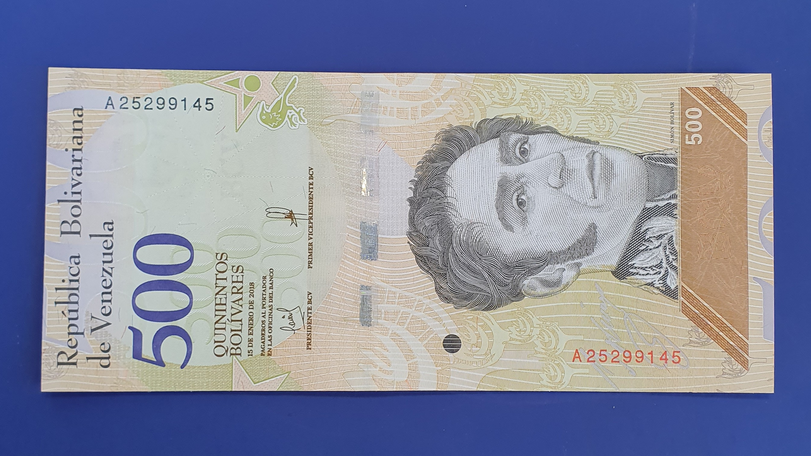 Venezuela 500 Bolivar banknote 2018 - CurrencyHub
