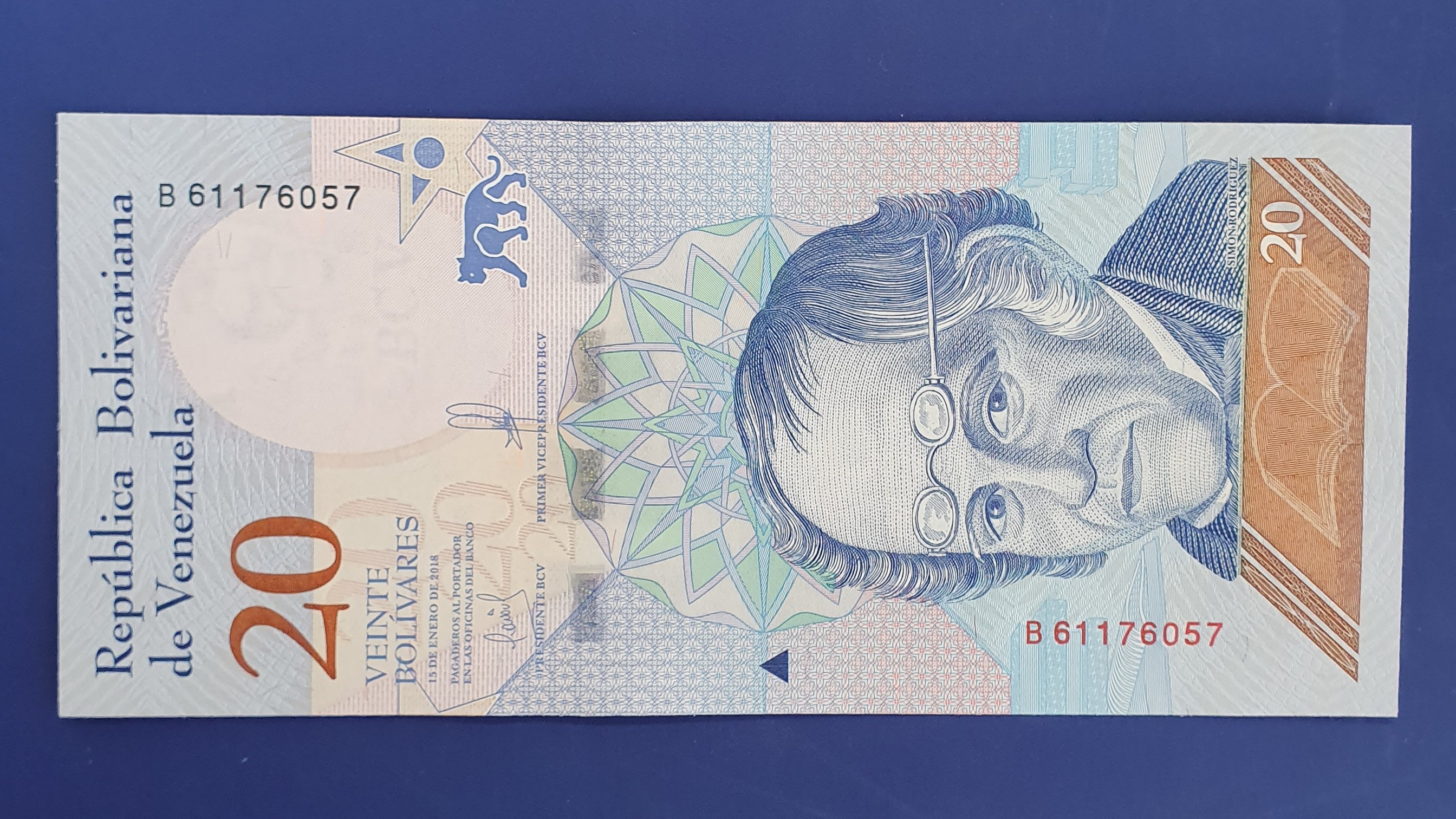 Venezuela 20 Bolivar banknote 2018 - CurrencyHub