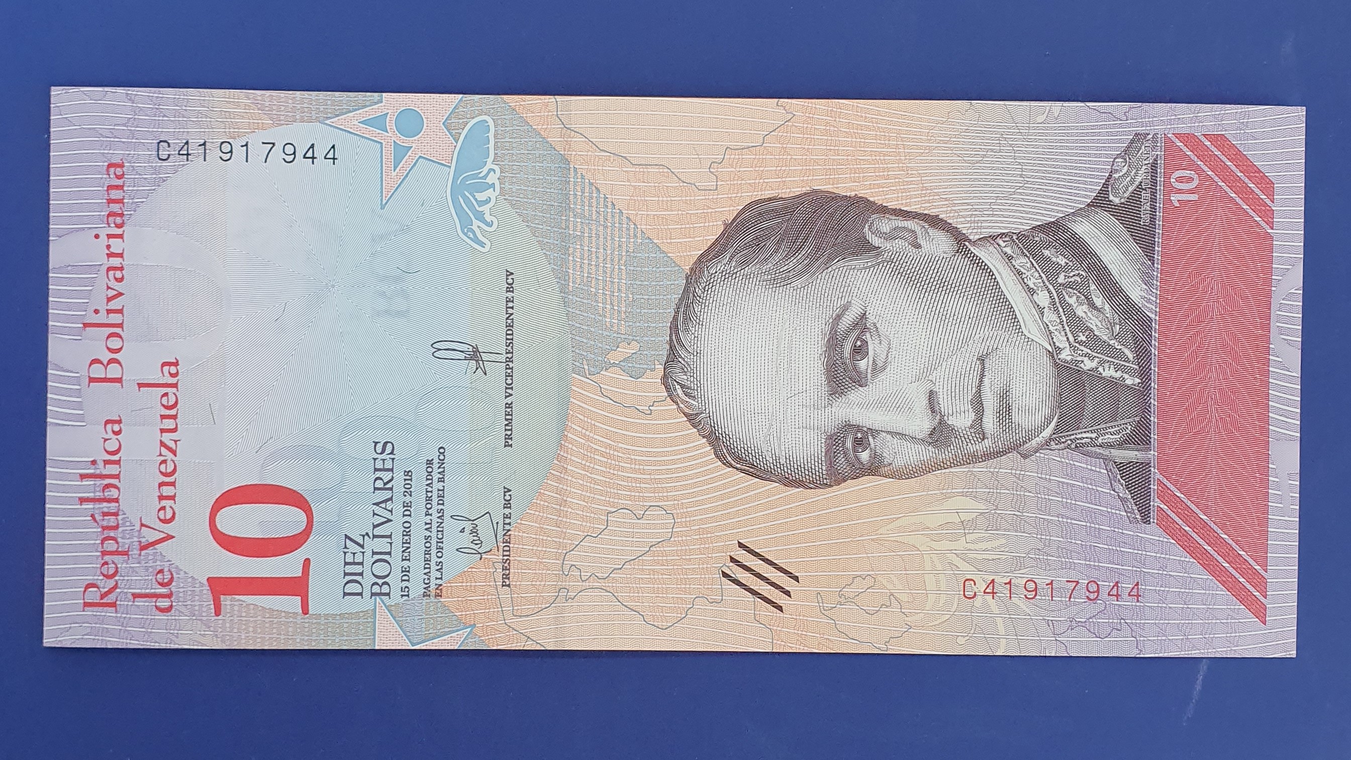 Venezuela 10 Bolivar banknote 2018 - CurrencyHub