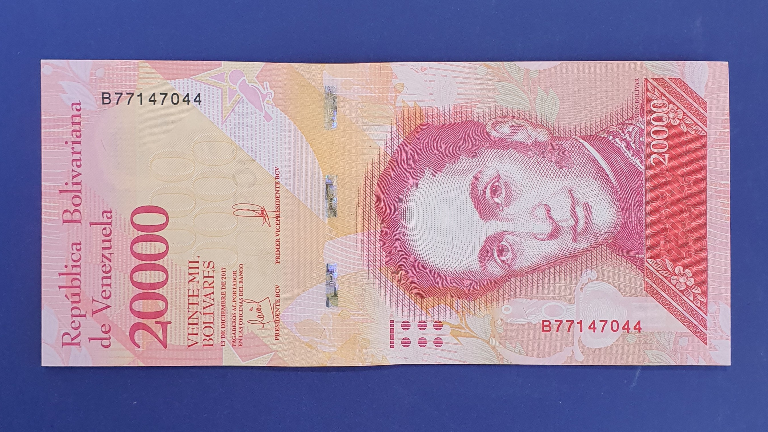 Venezuela 20000 Bolivar banknote 2017 - CurrencyHub