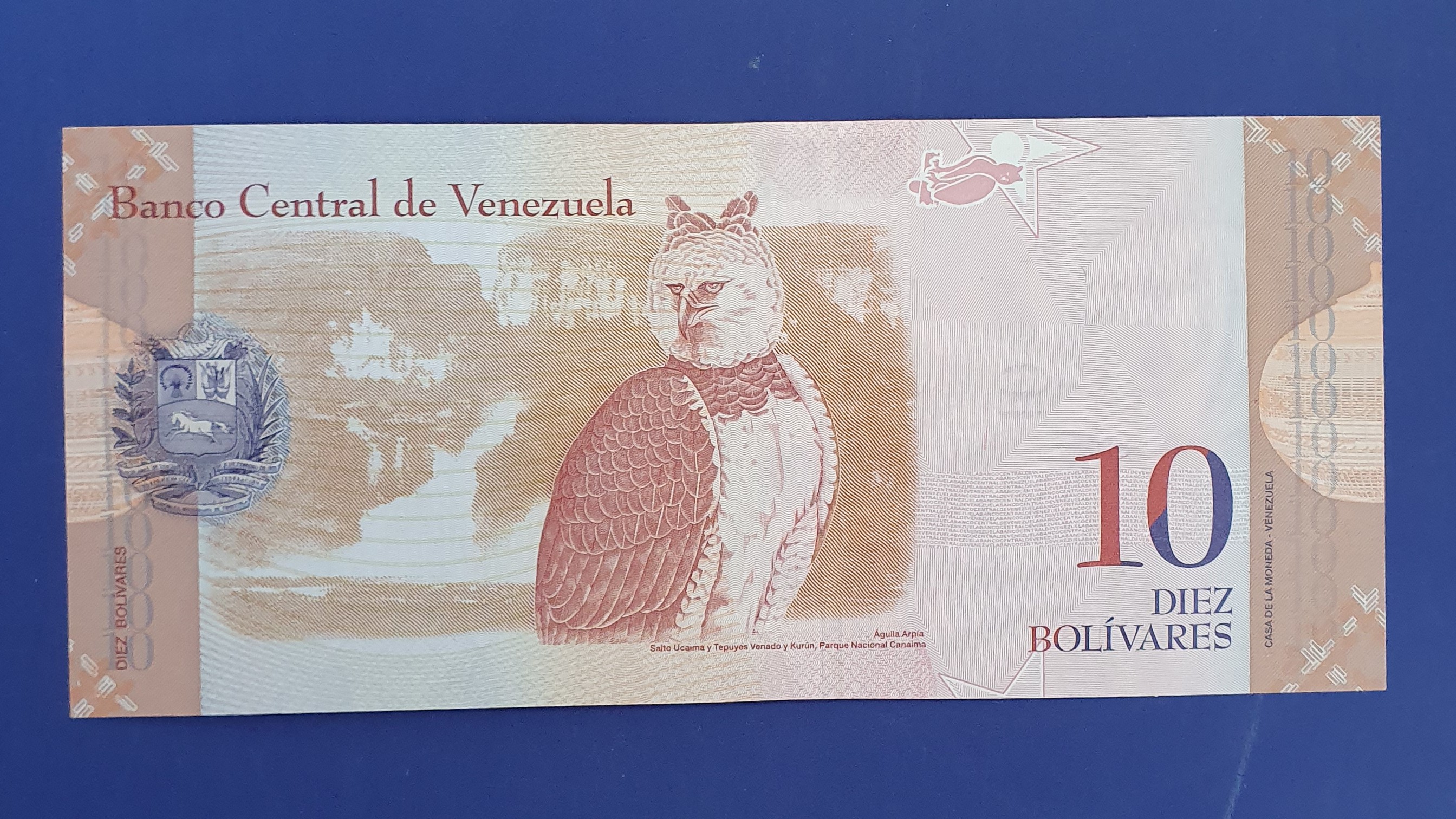 10 Bolivar back