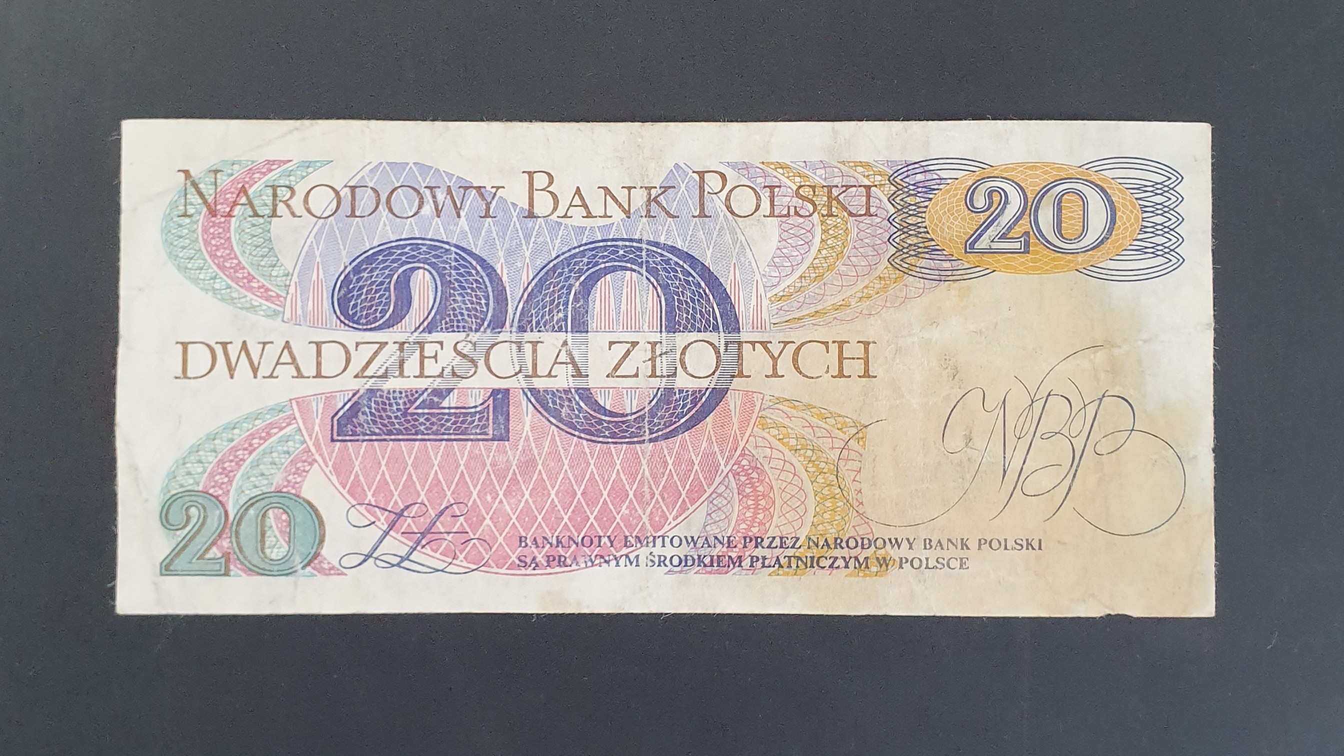 20 Zloty back