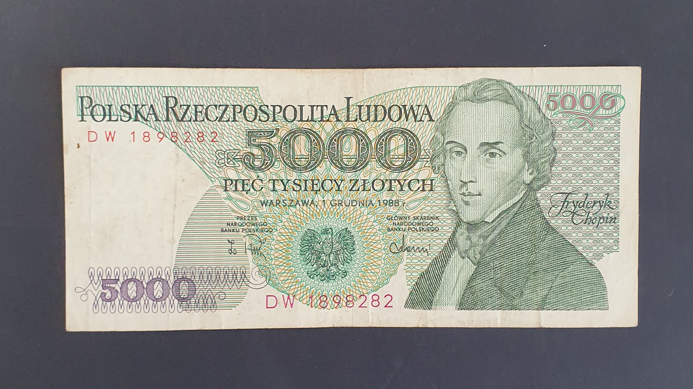 Poland 5000 Zloty banknote 1988 - CurrencyHub