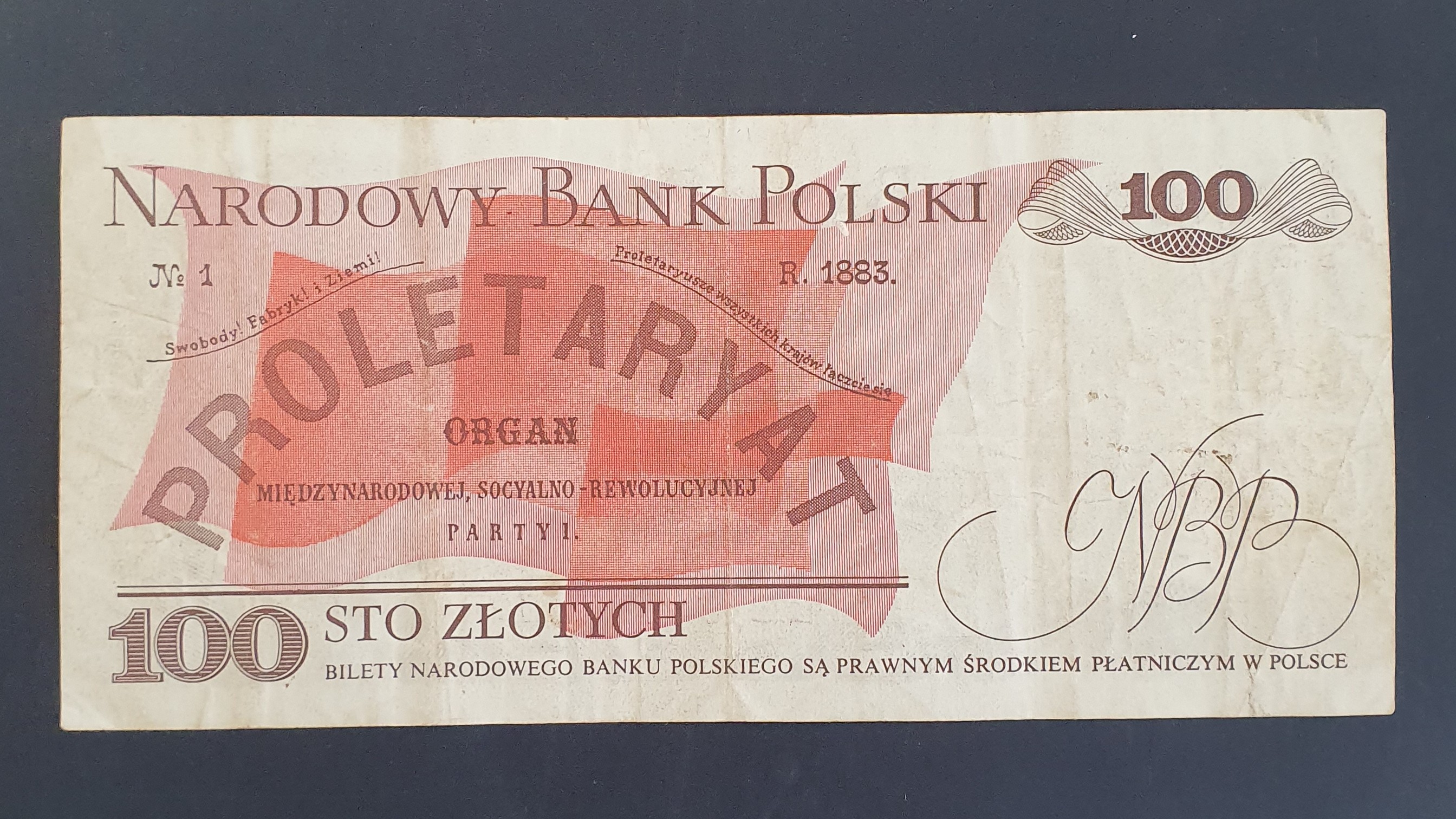 100 Zloty back