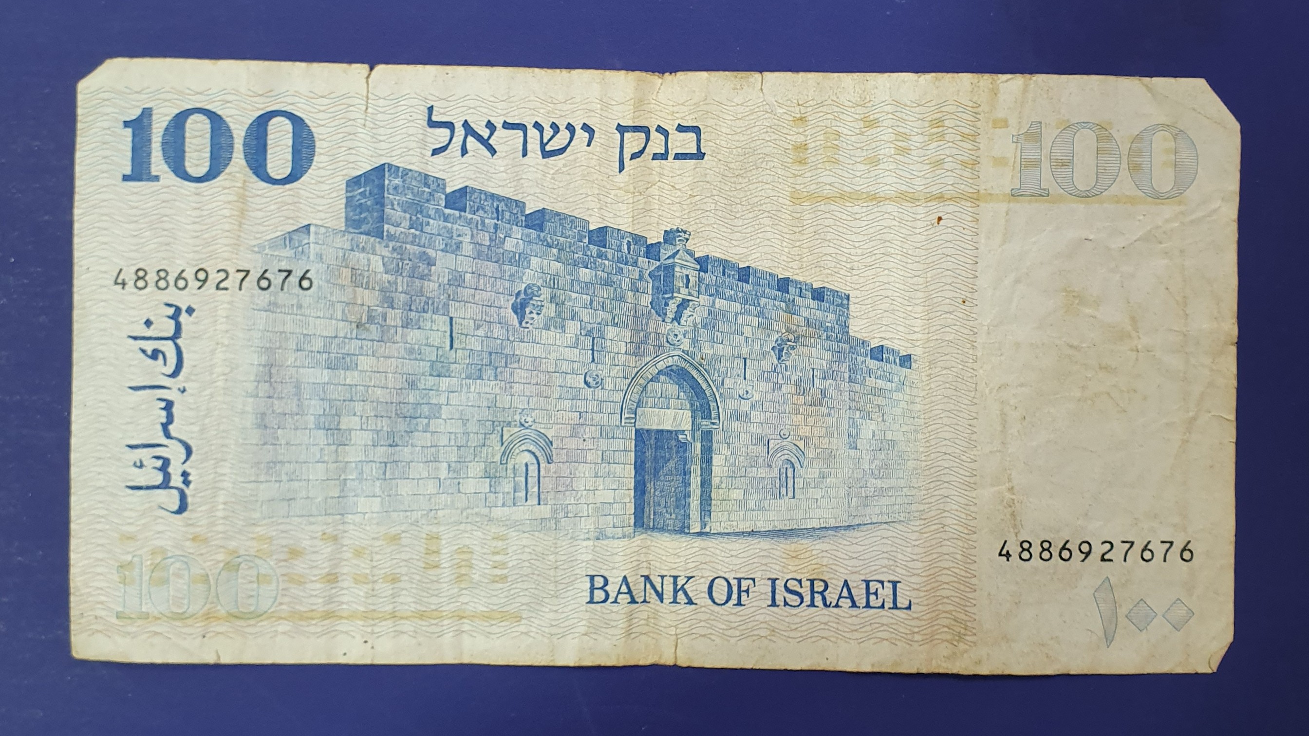 100 Lira back