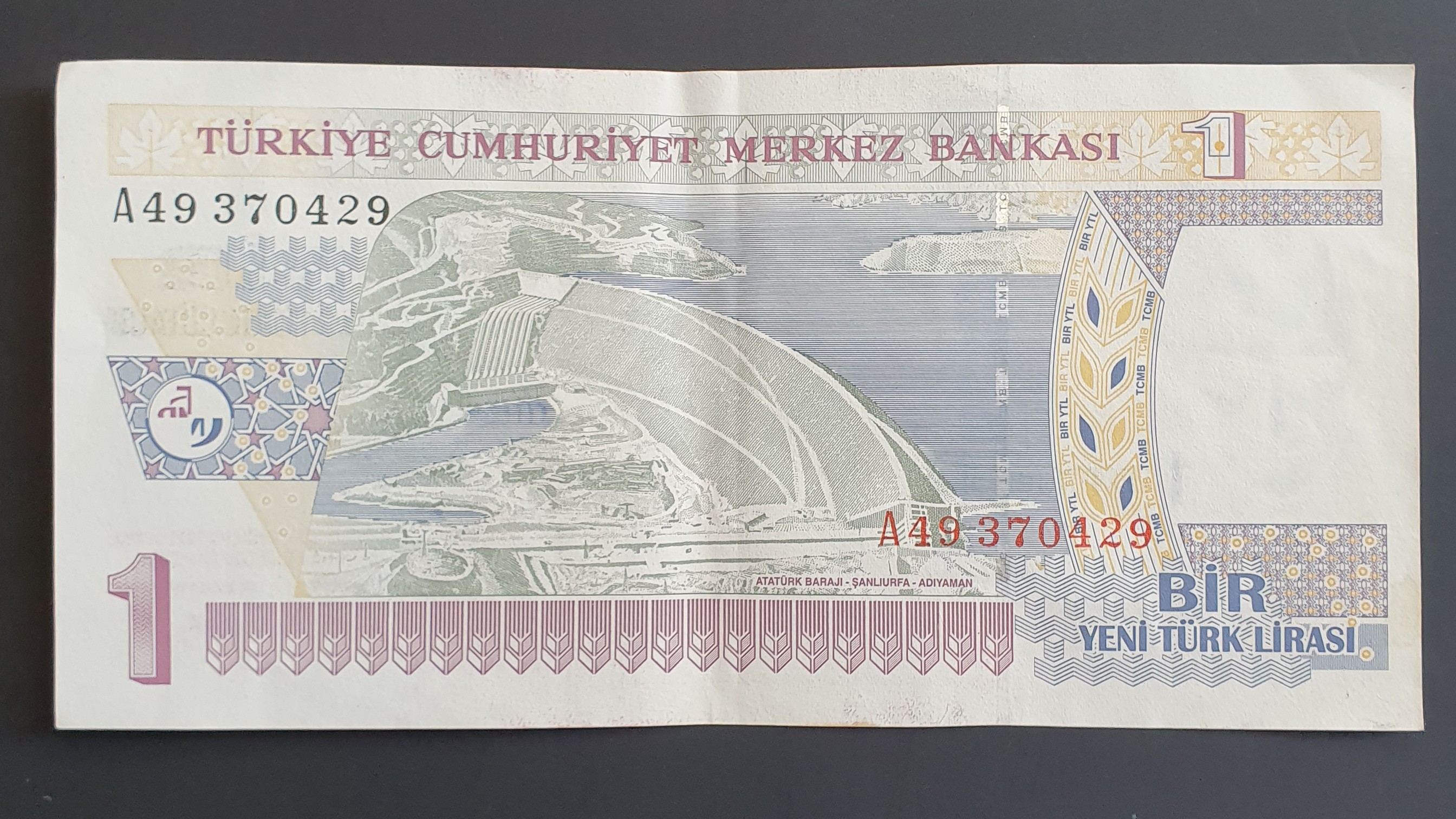 1 Lira back