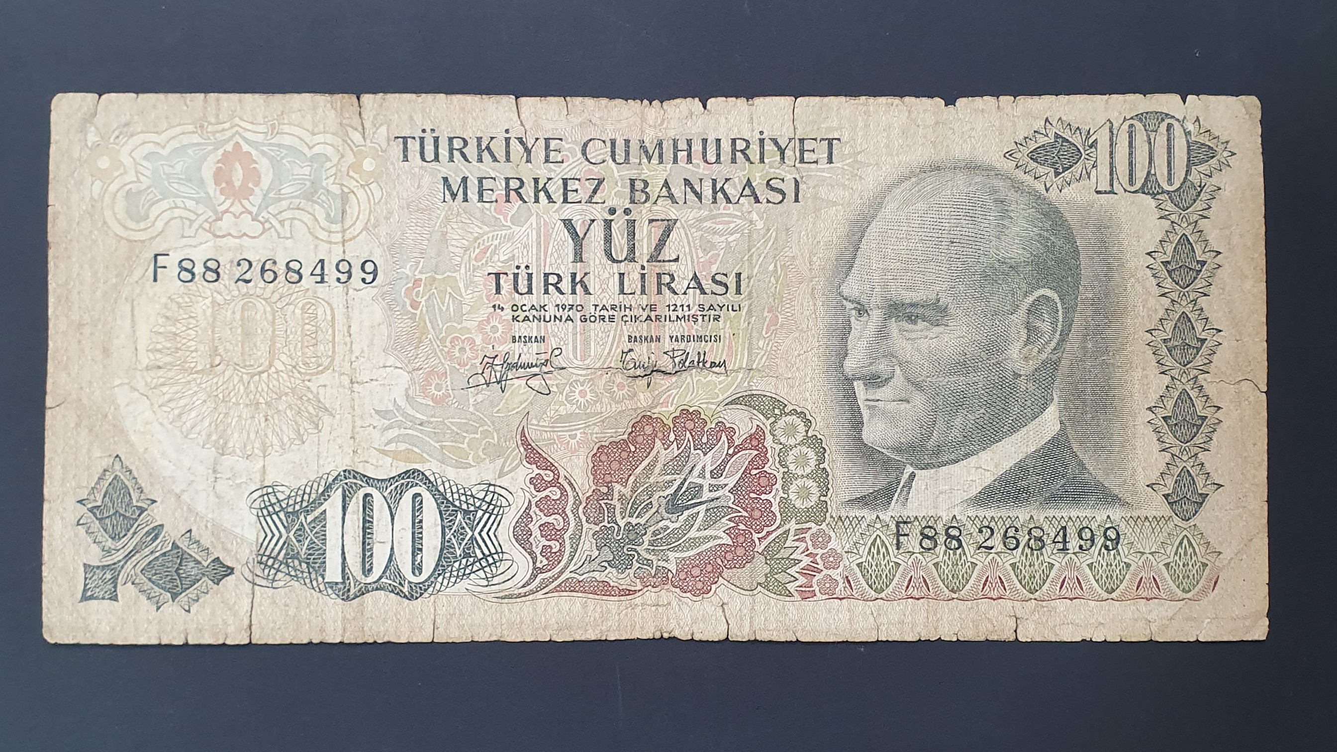 Turkey 100 Lira banknote 1979 - CurrencyHub