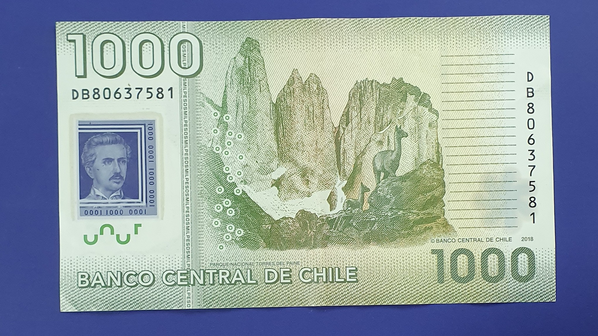 1000 Peso back