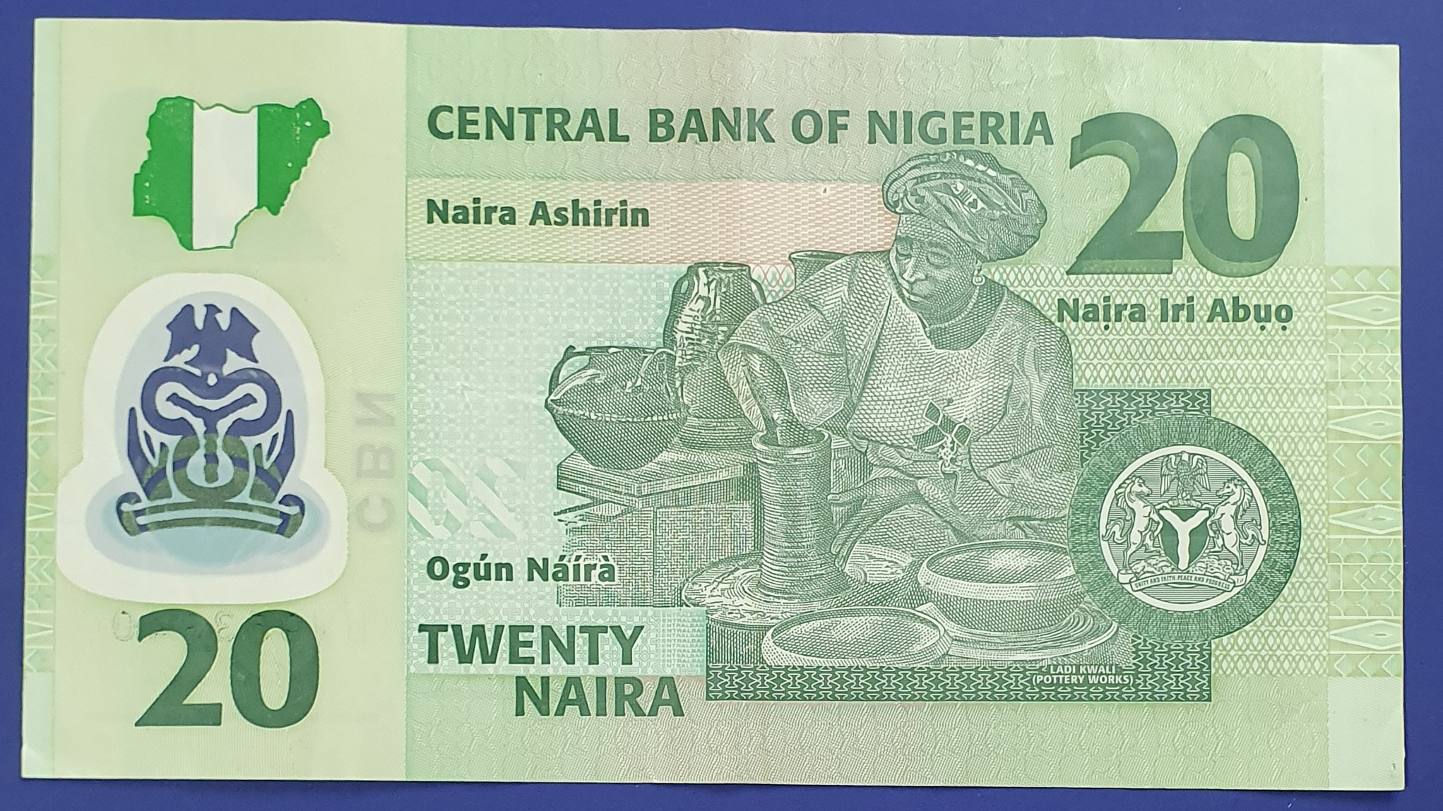 20 Naira back