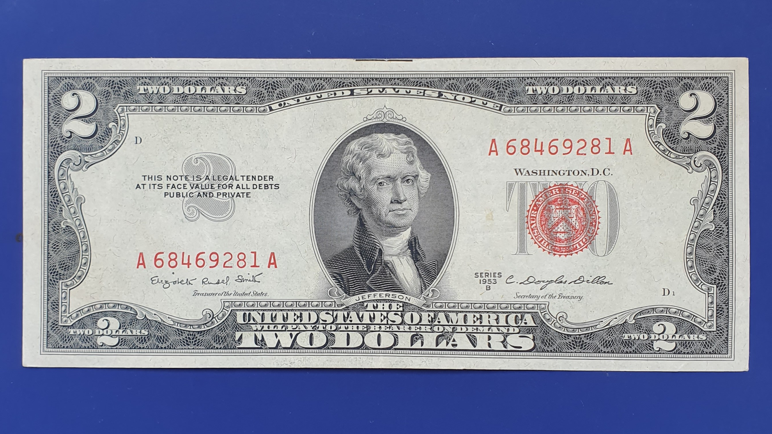 United States of America 2 Dollar banknote 1953 - CurrencyHub