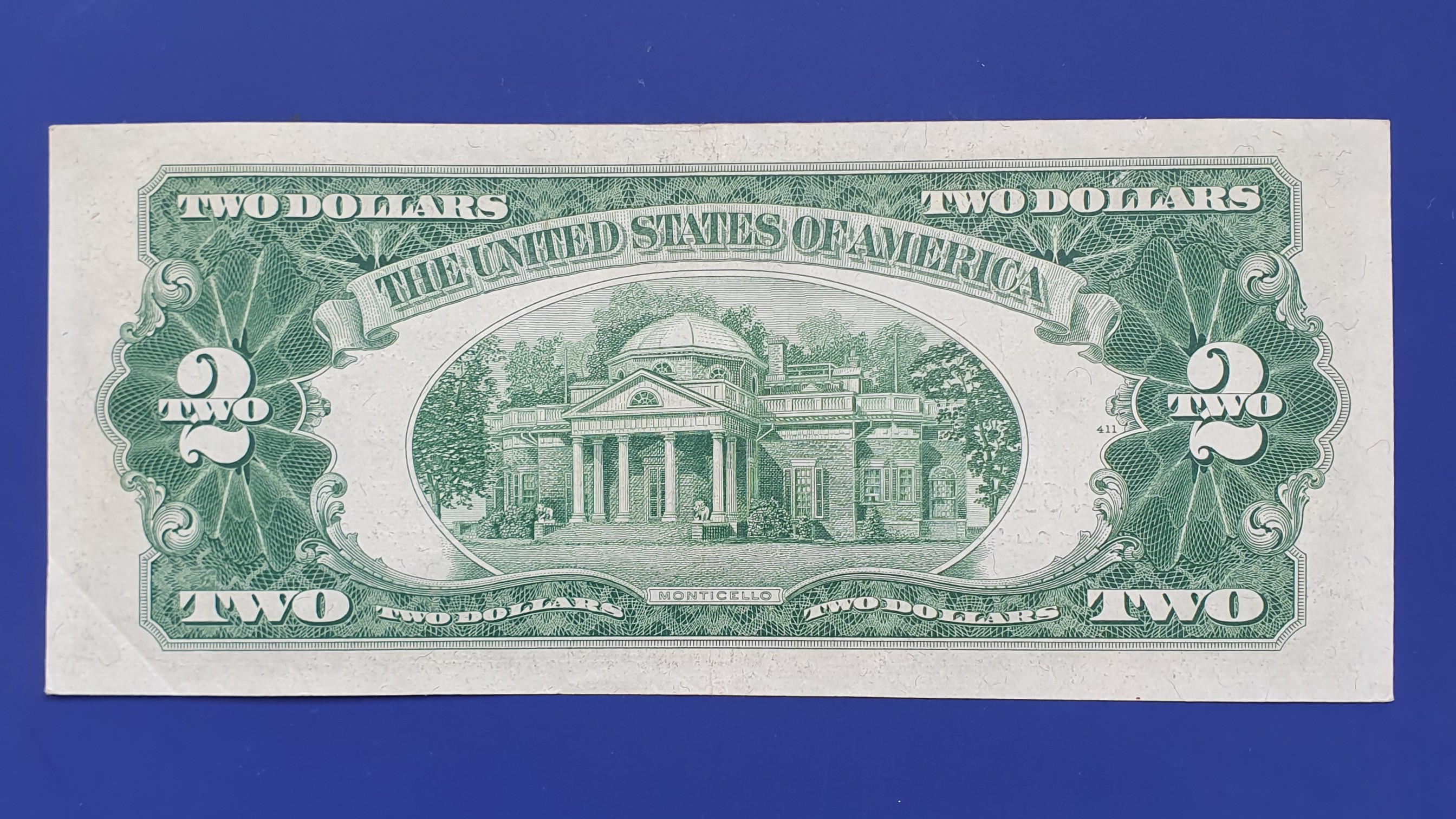 2 Dollar back