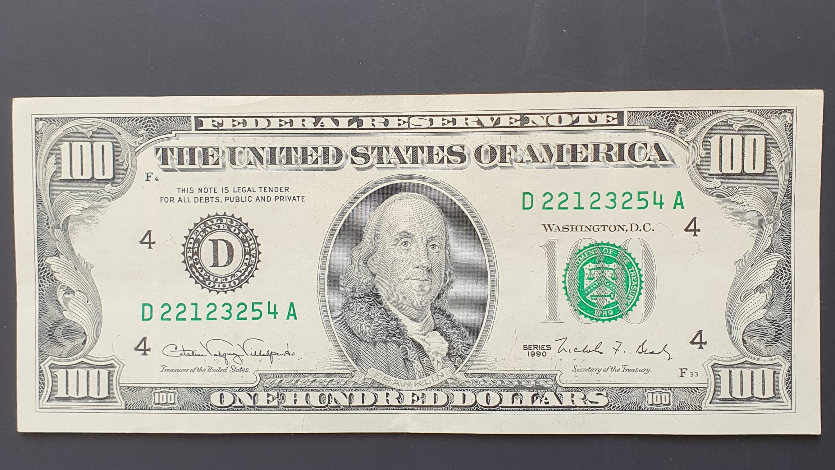 United States of America 100 Dollar banknote 1990 - CurrencyHub