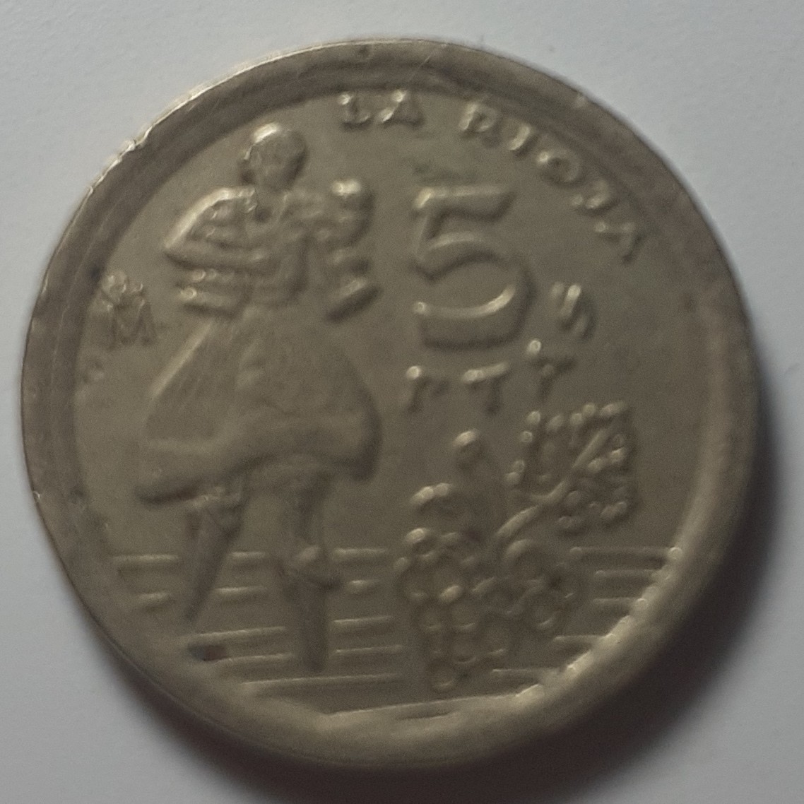 5 Peseta back