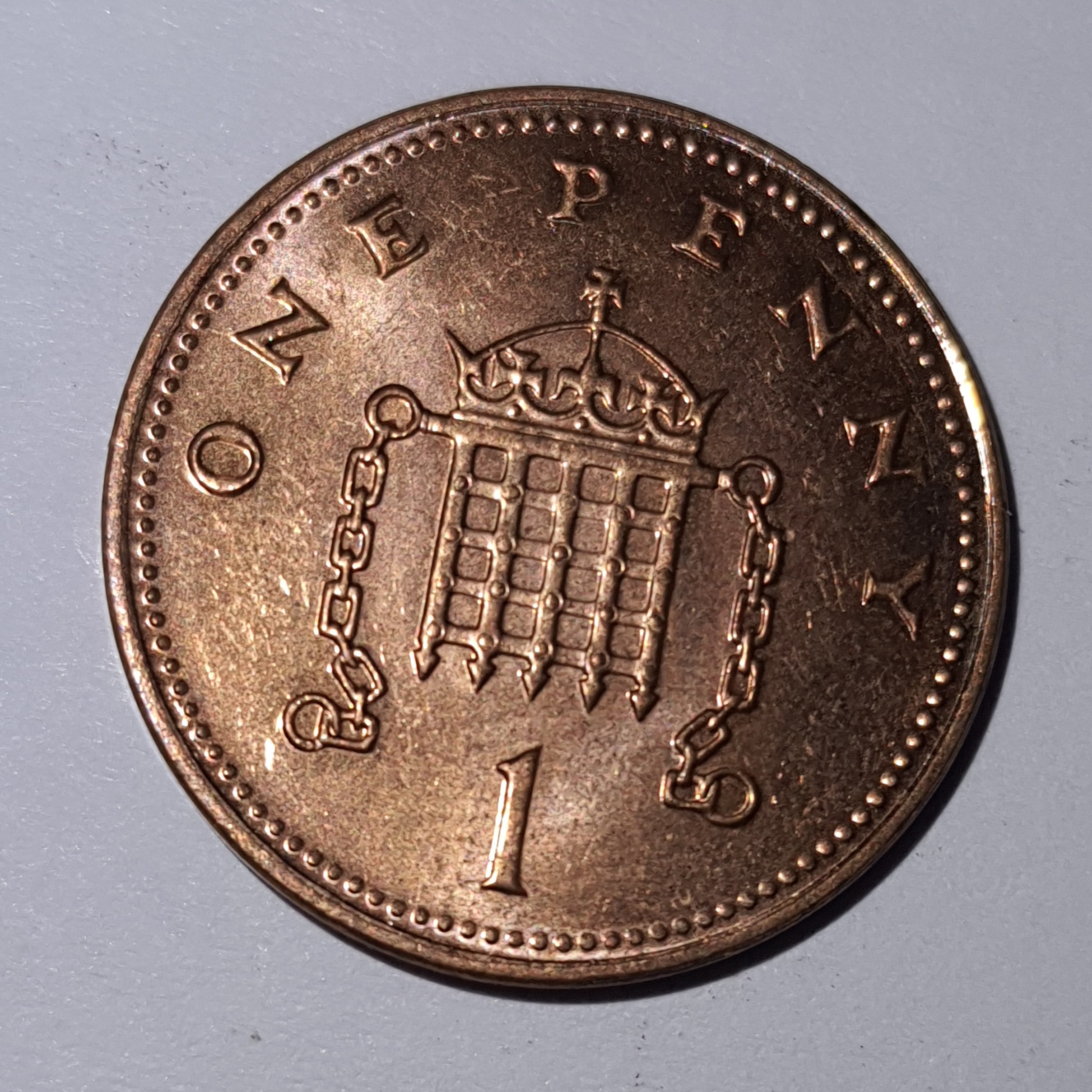 1 Penny back