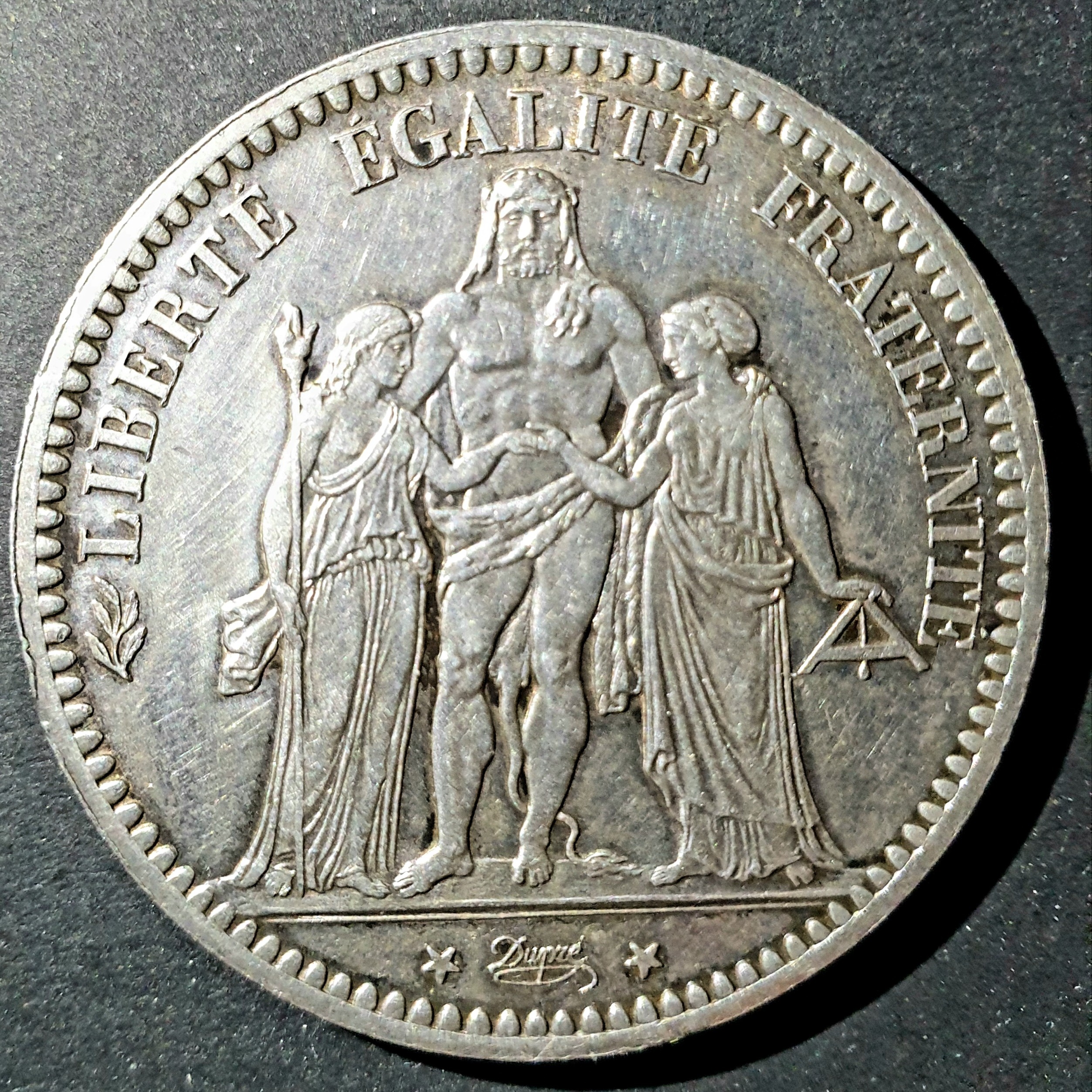 5 Franc back