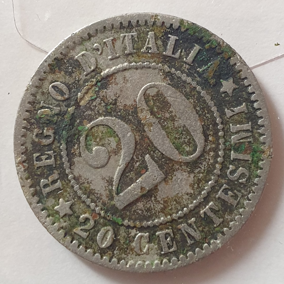 20 Centesimo front