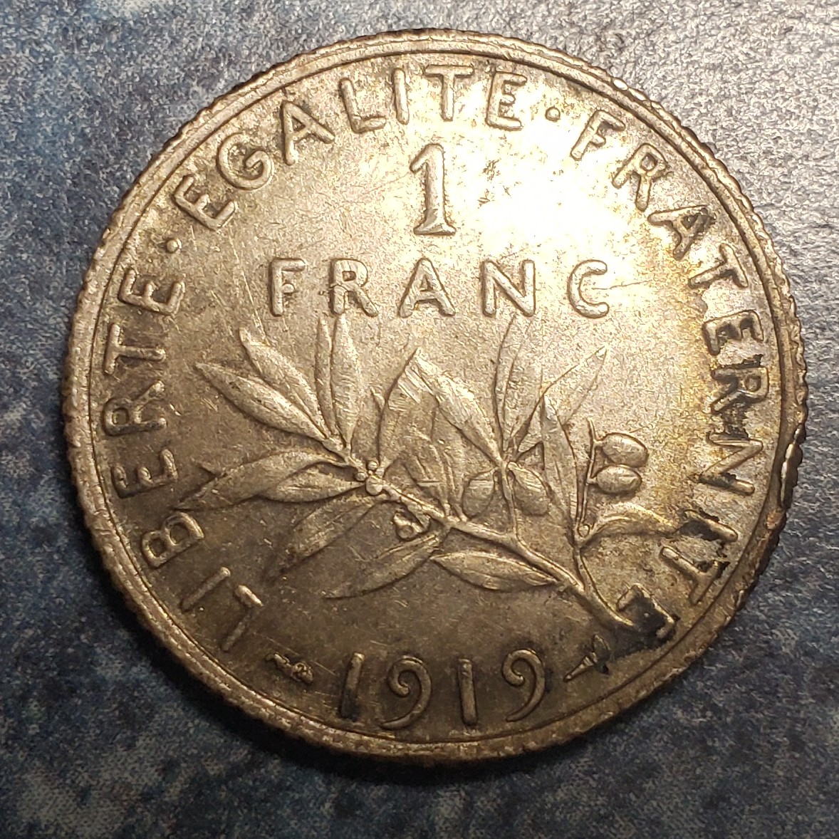 1 Franc front