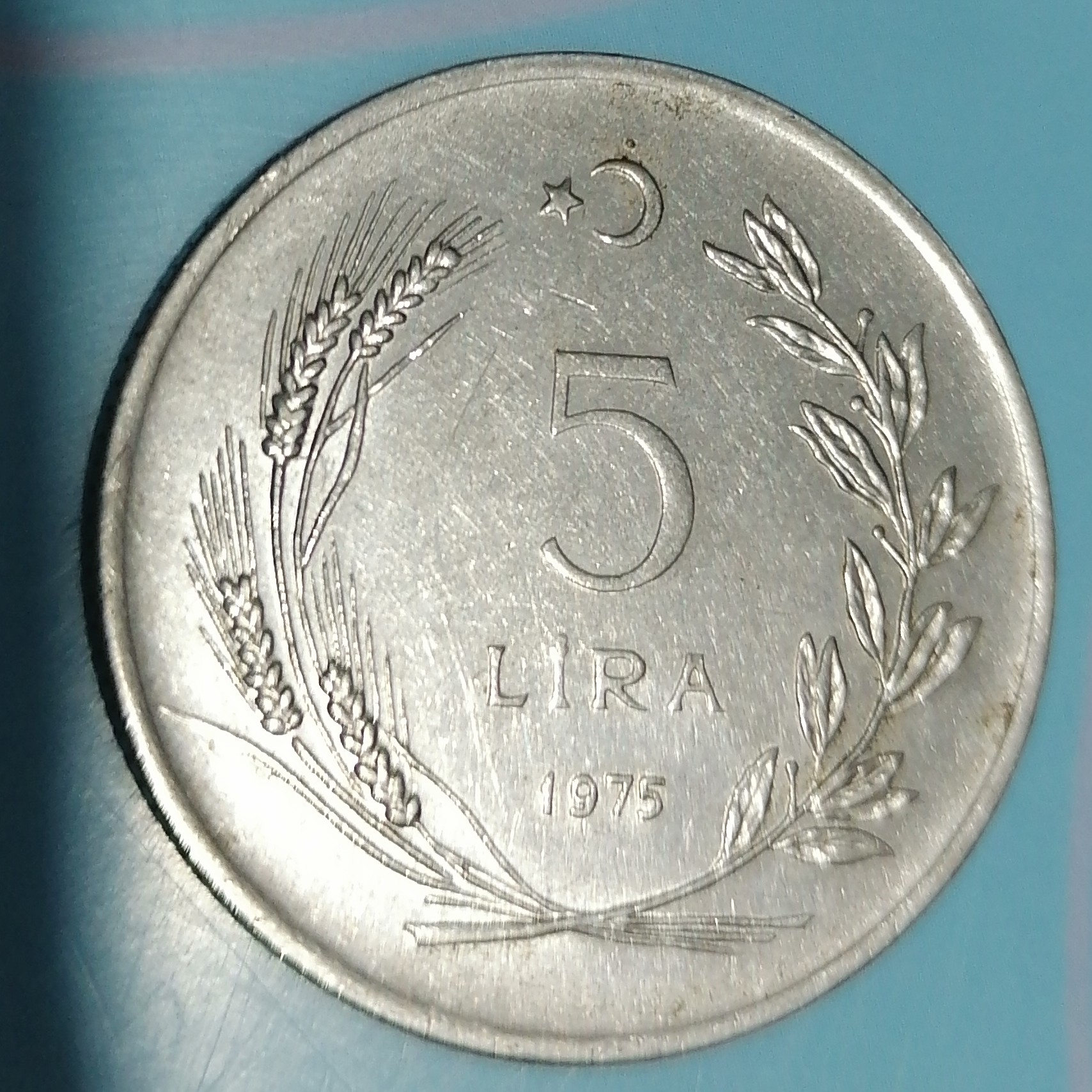 5 Lira back