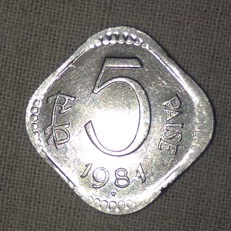 5 Paisa back
