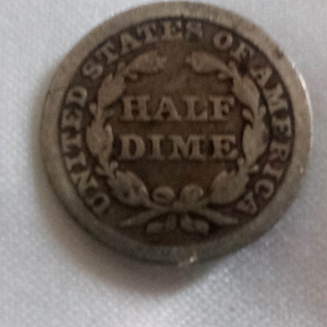 1/2 Dime front