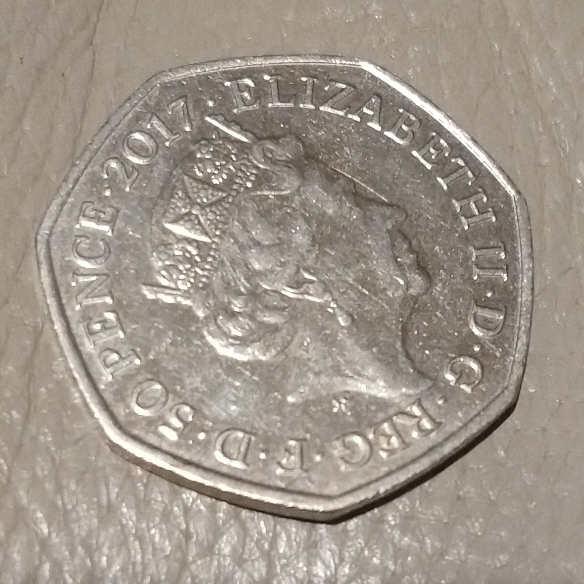 50 Pence back