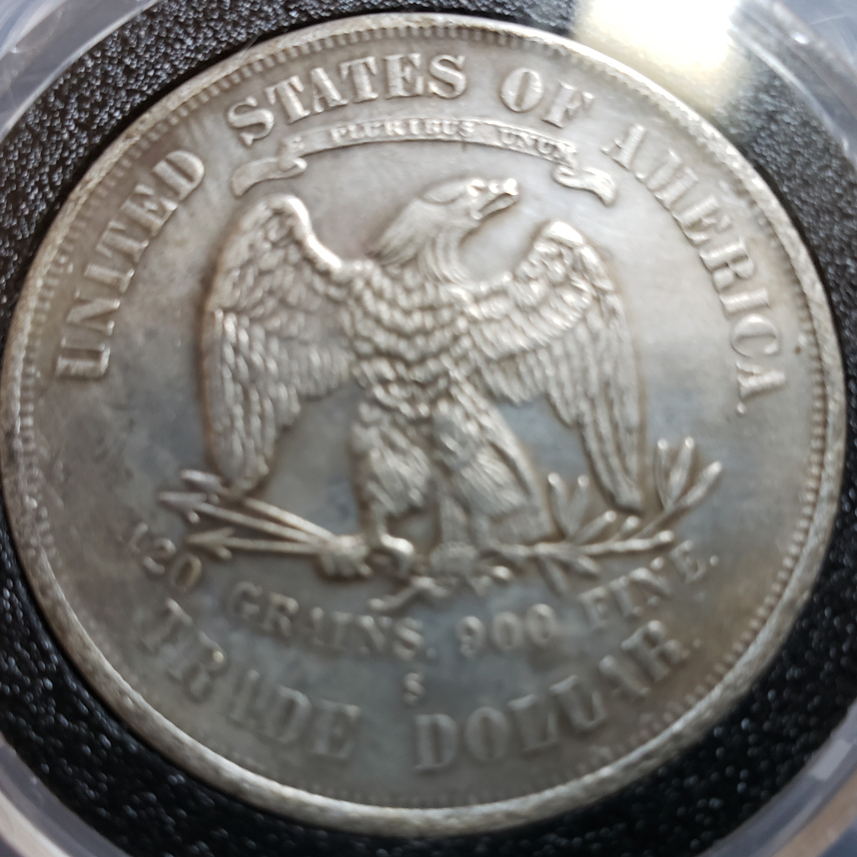 1 Trade dollar front