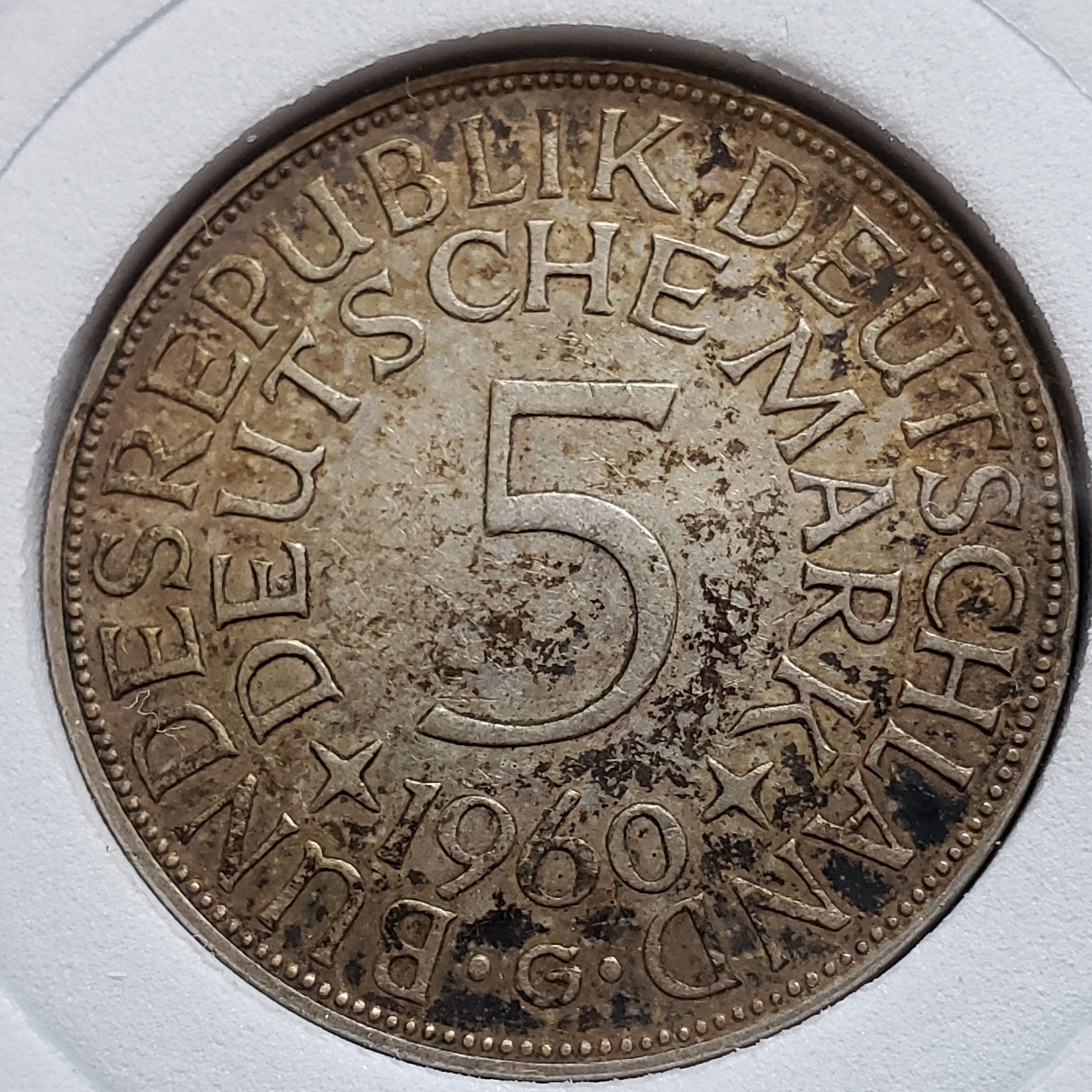 5 Deutsche mark back