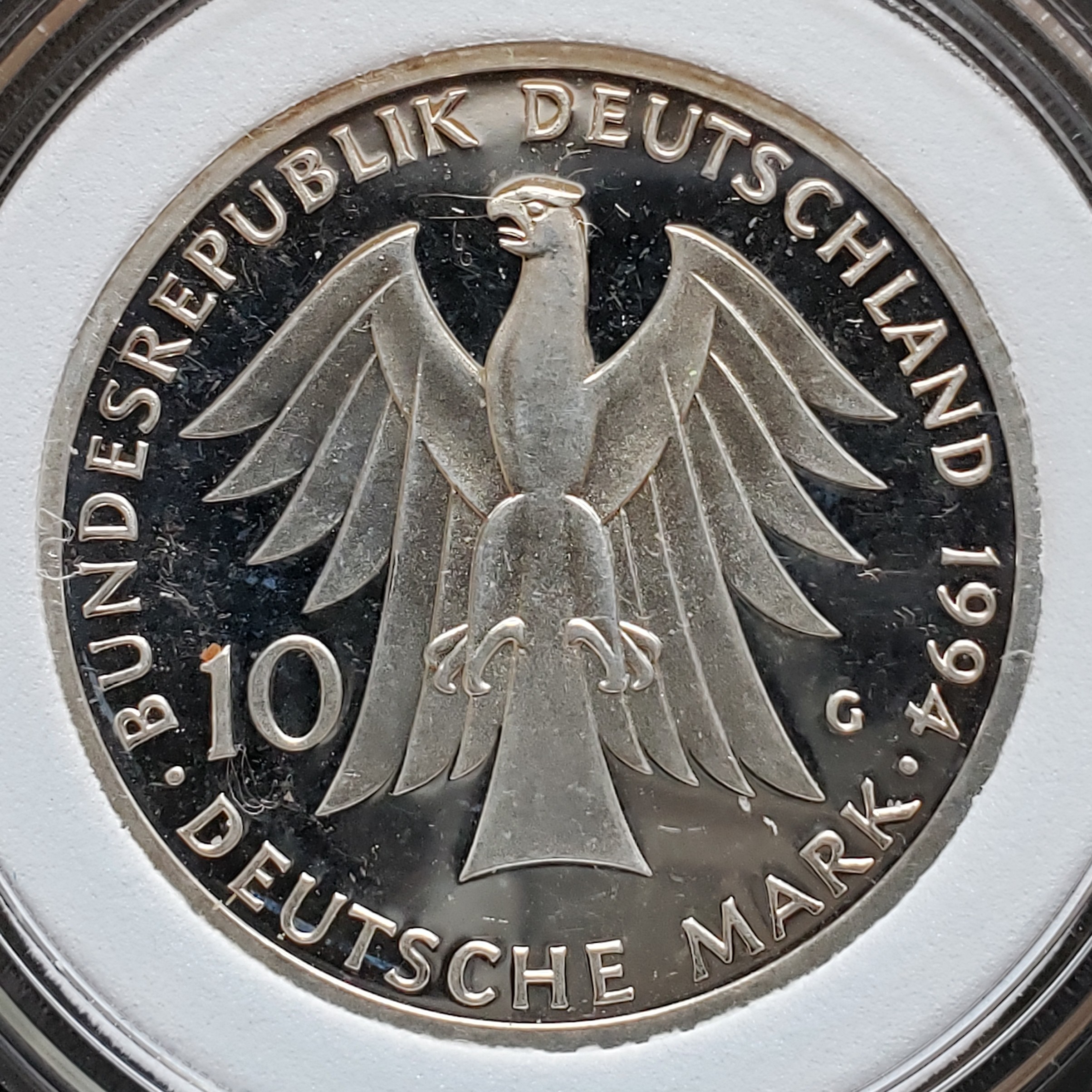 10 Deutsche mark front