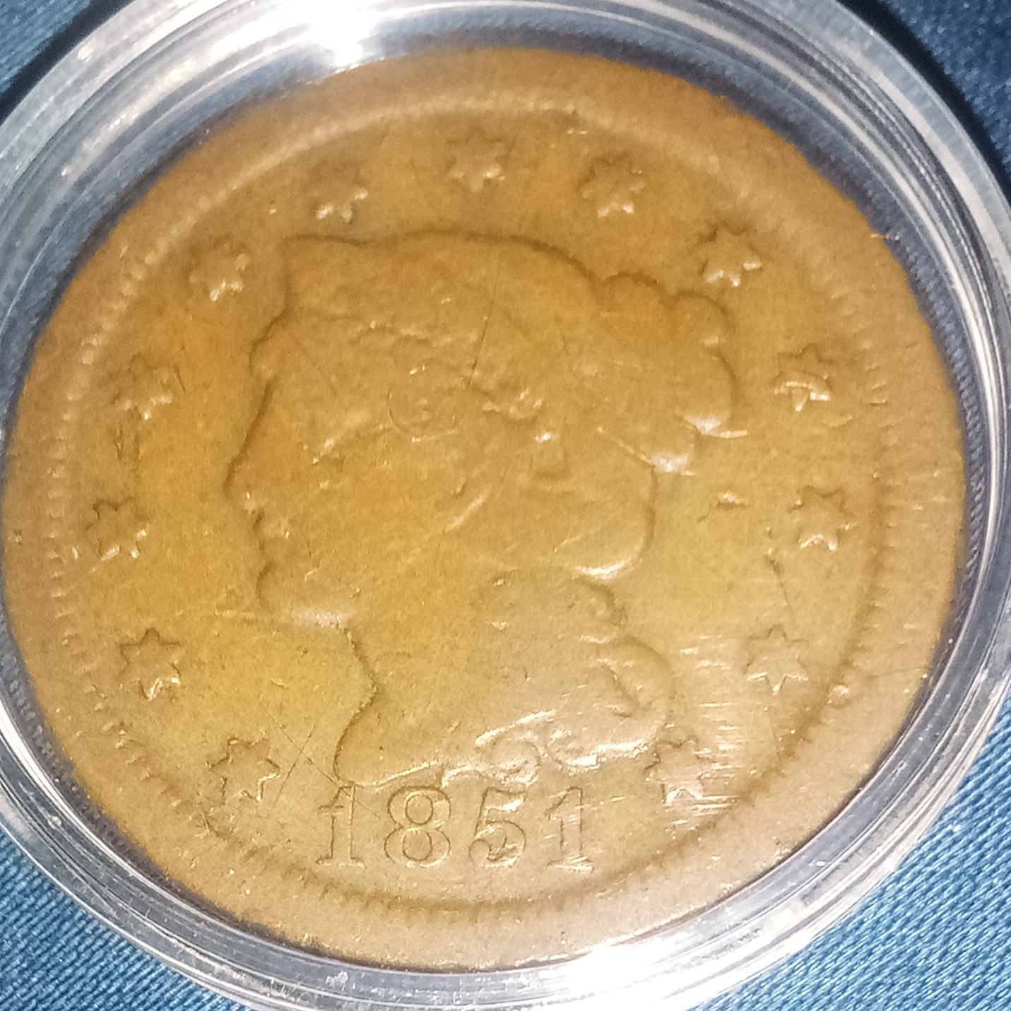 1 Cent back
