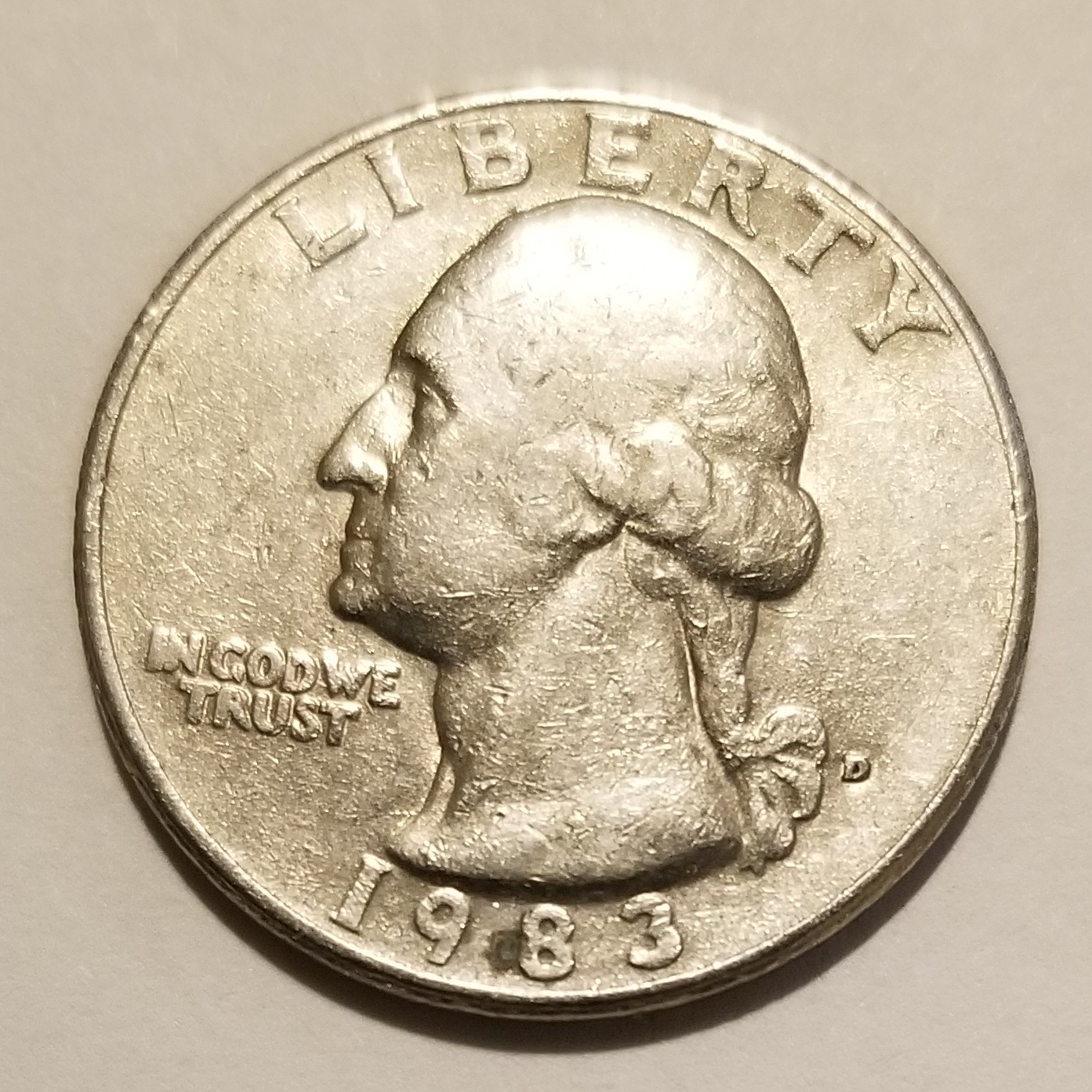 1/4 Dollar back