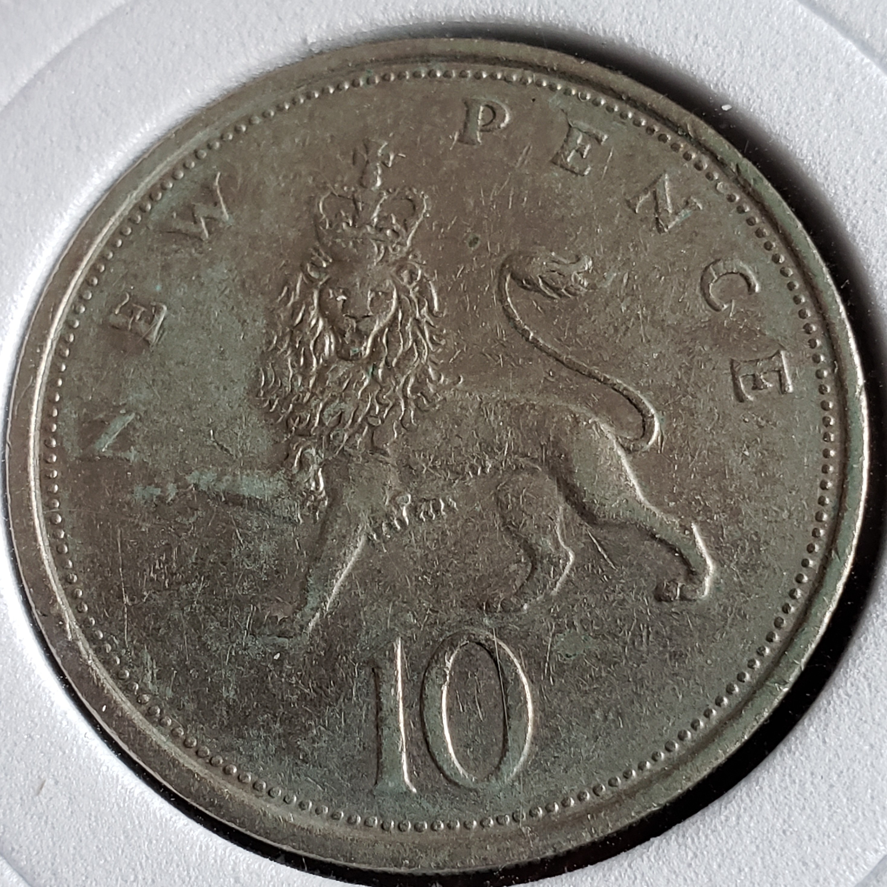 10 New pence front