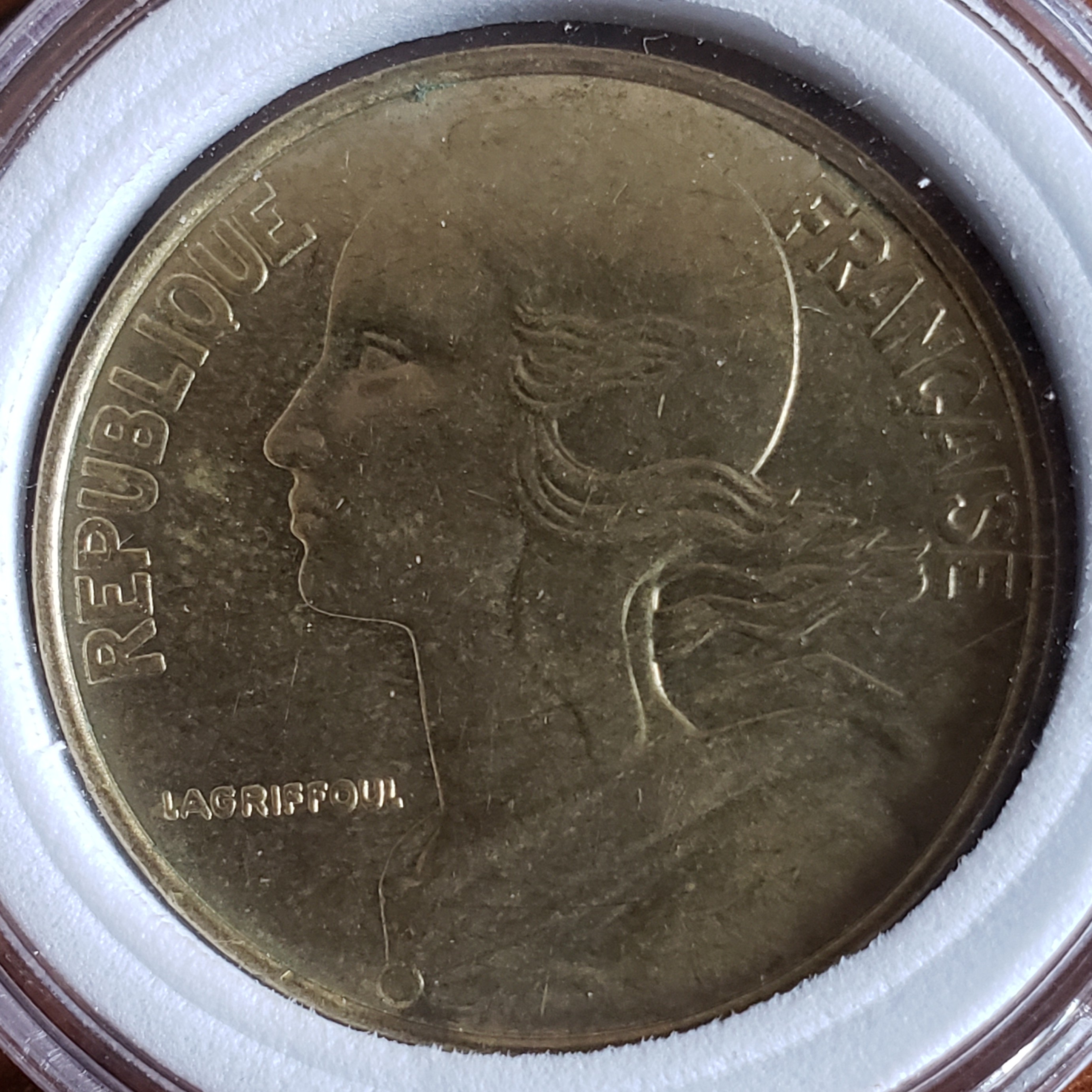 20 Centime back