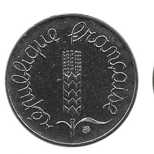 1 Centime back