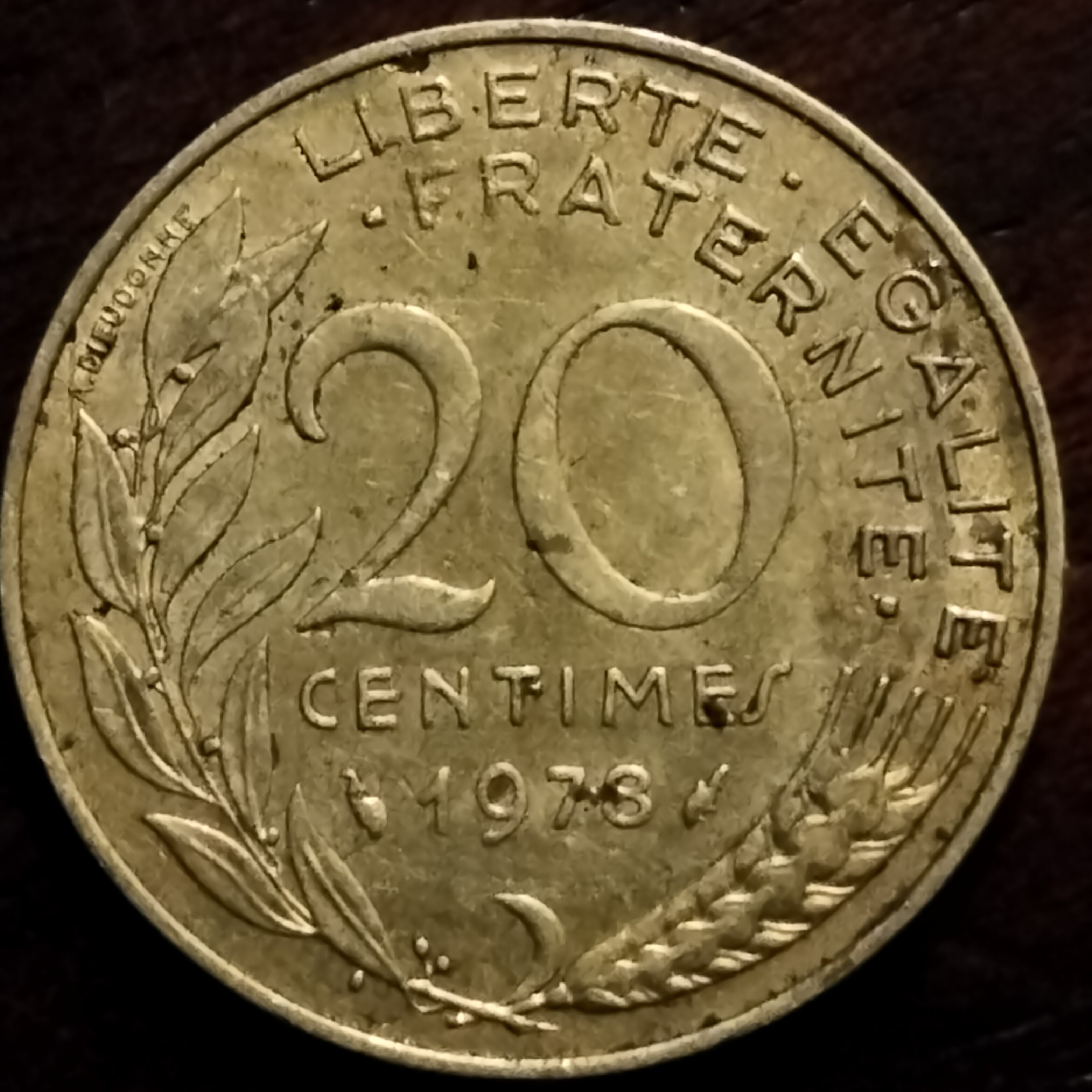 20 Centime front